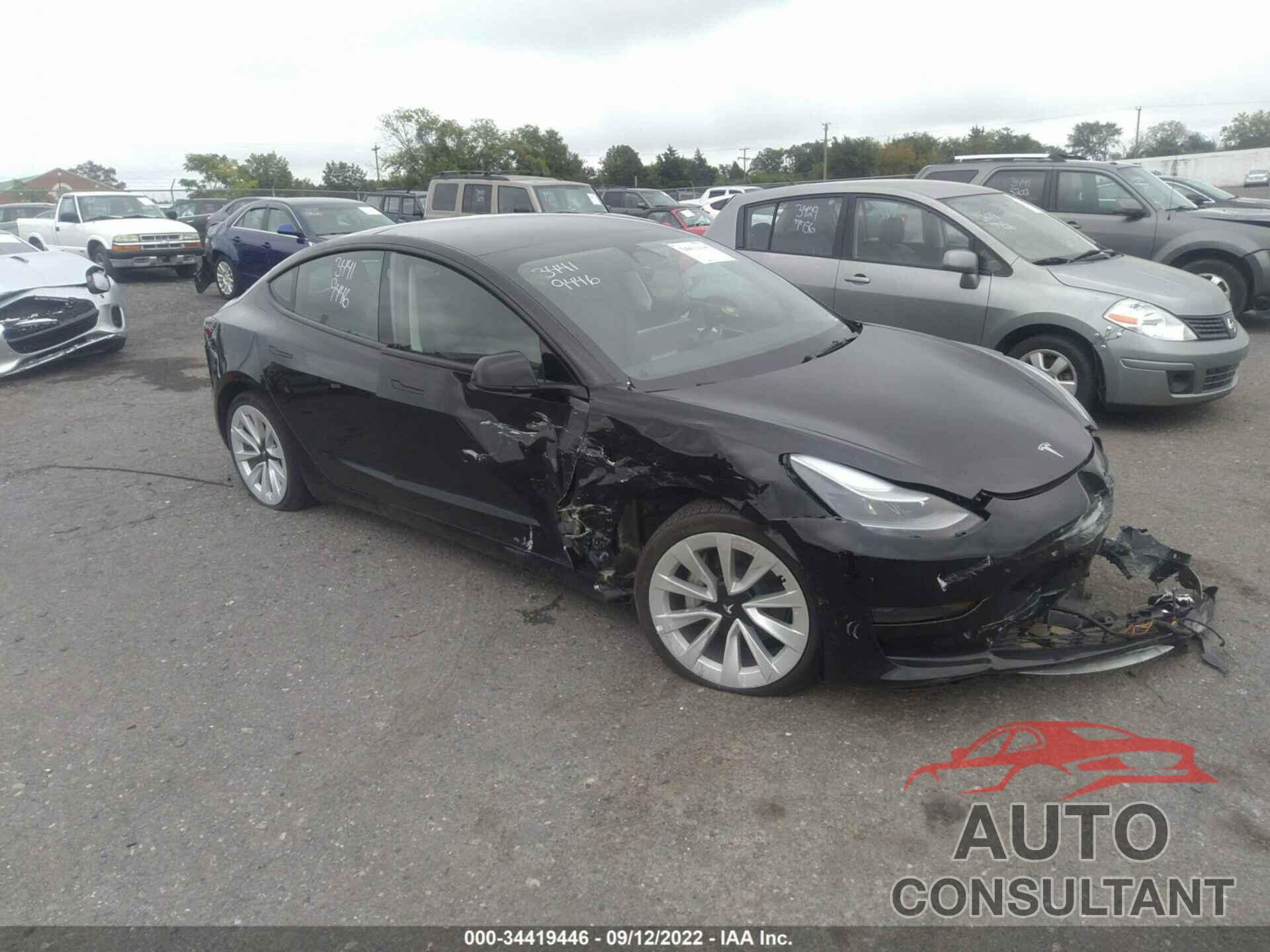 TESLA MODEL 3 2022 - 5YJ3E1EA2NF189510