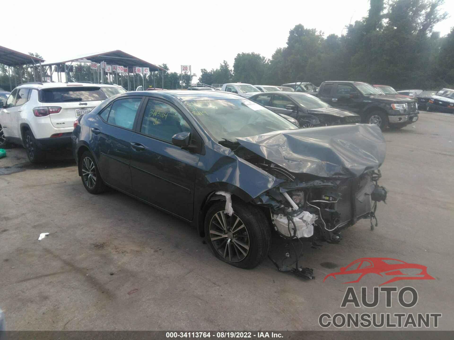 TOYOTA COROLLA 2018 - 2T1BURHE4JC098264