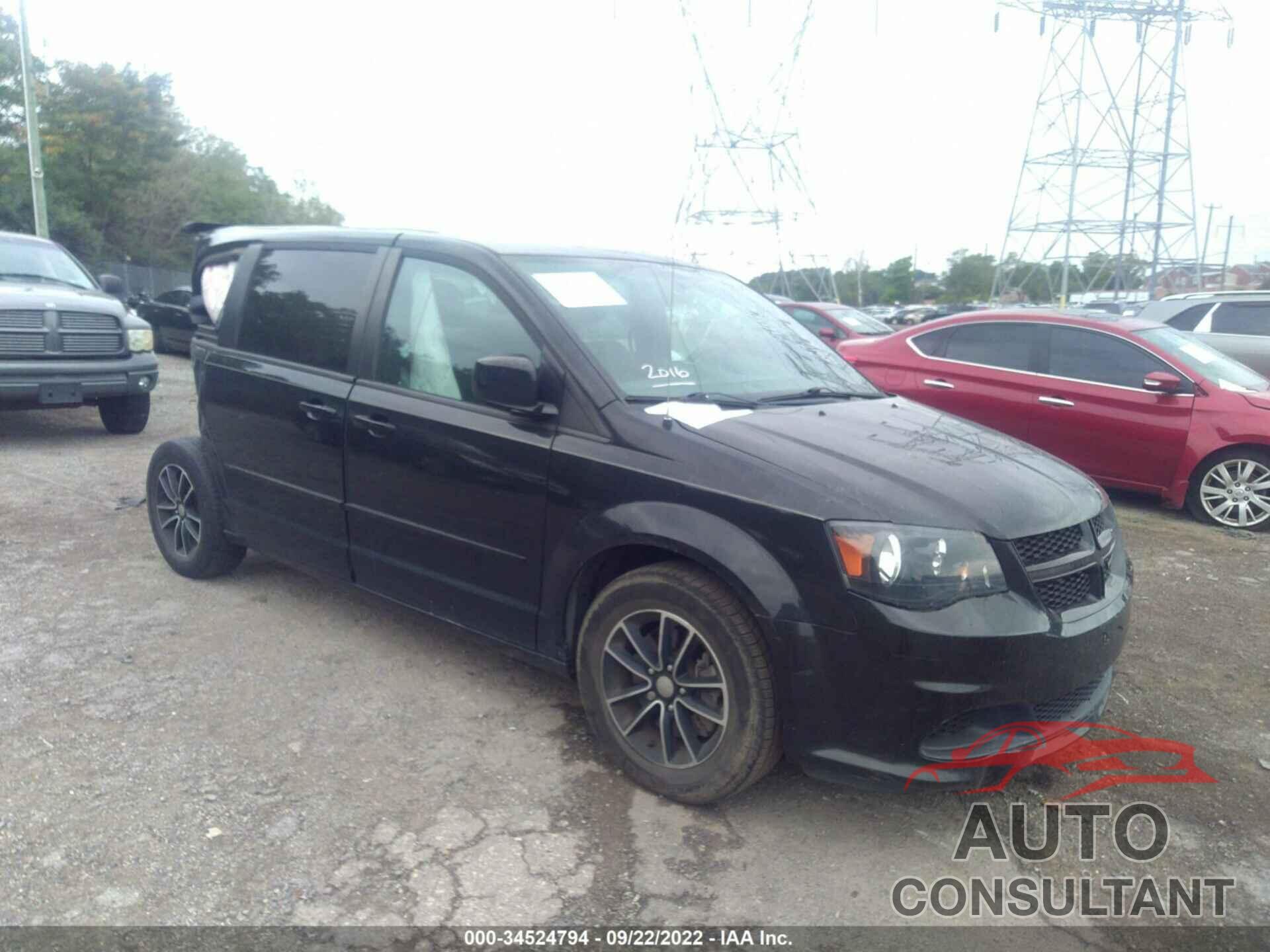 DODGE GRAND CARAVAN 2016 - 2C4RDGBG6GR335441