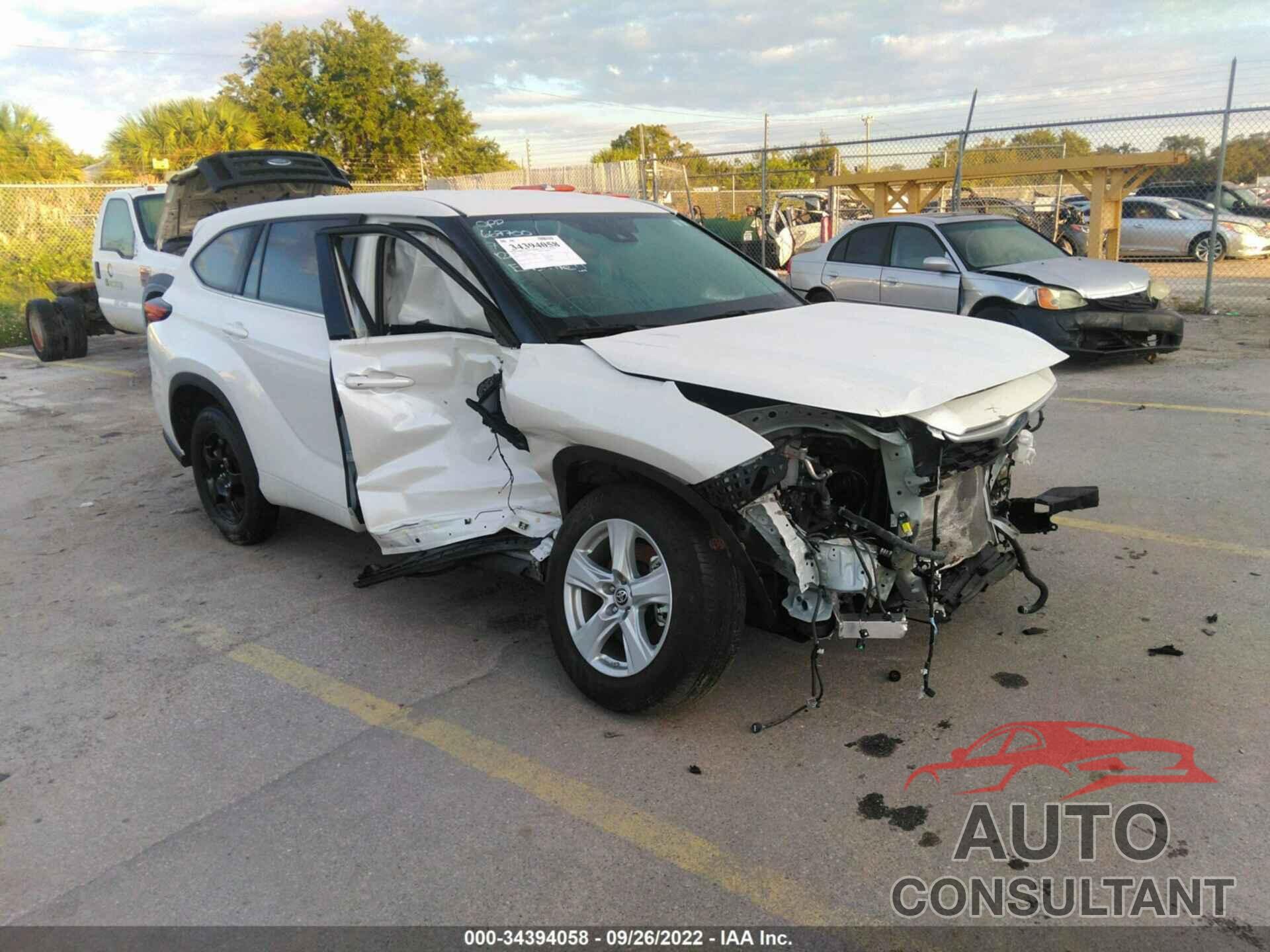 TOYOTA HIGHLANDER 2021 - 5TDZARAH9MS506698