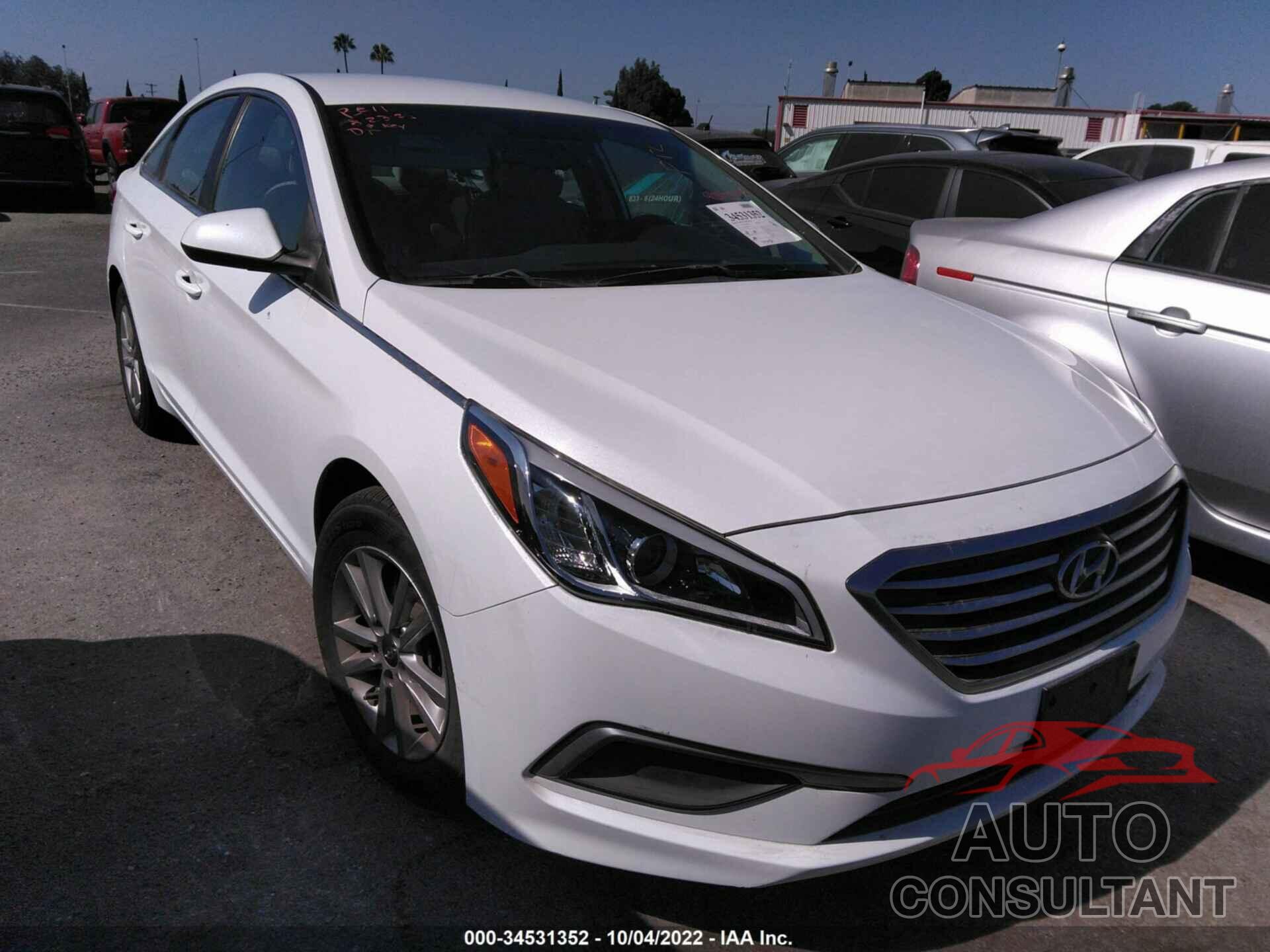 HYUNDAI SONATA 2016 - 5NPE24AF1GH396026