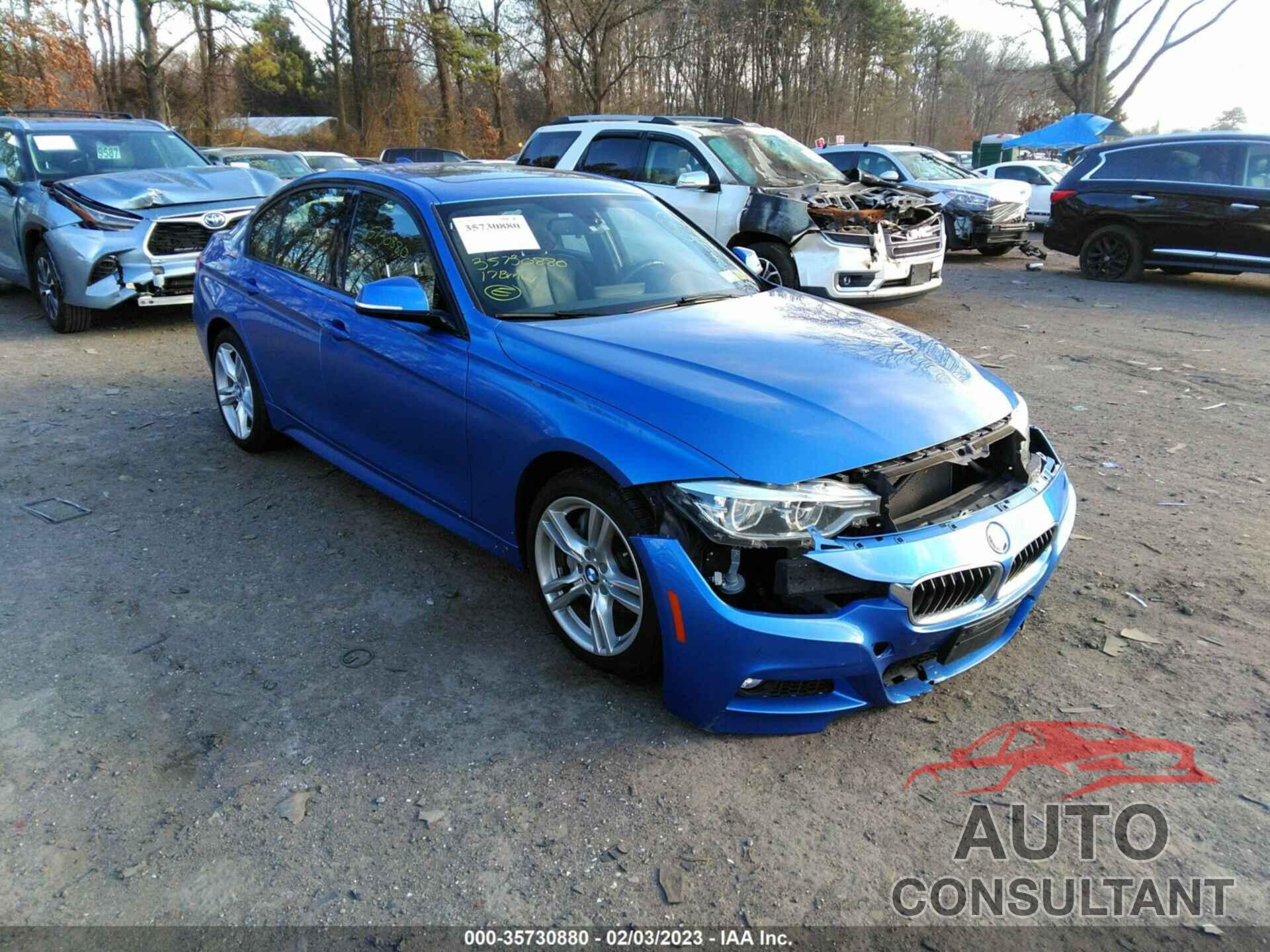 BMW 3 SERIES 2017 - WBA8D9G56HNU59560