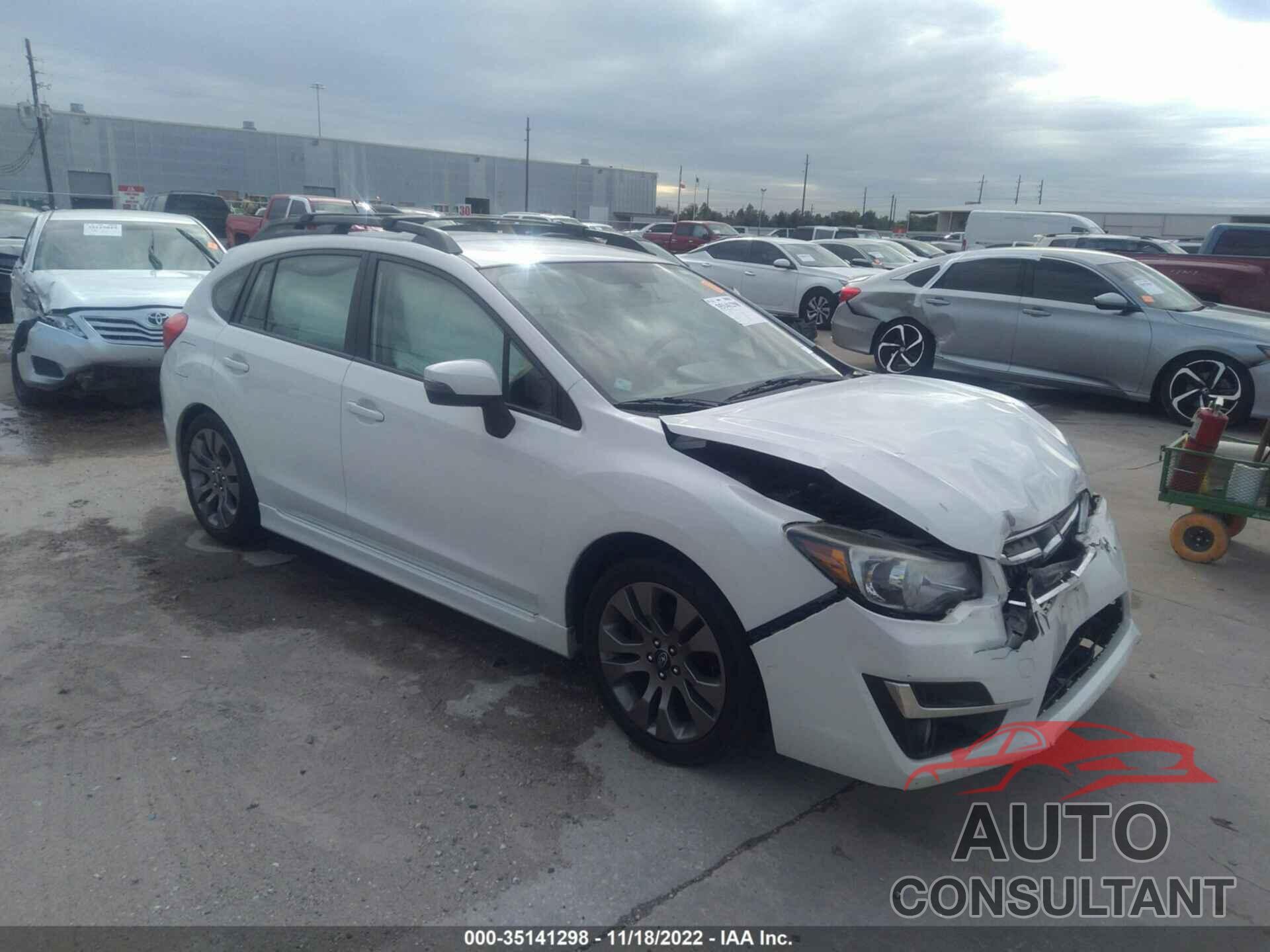 SUBARU IMPREZA WAGON 2015 - JF1GPAV68F8209712
