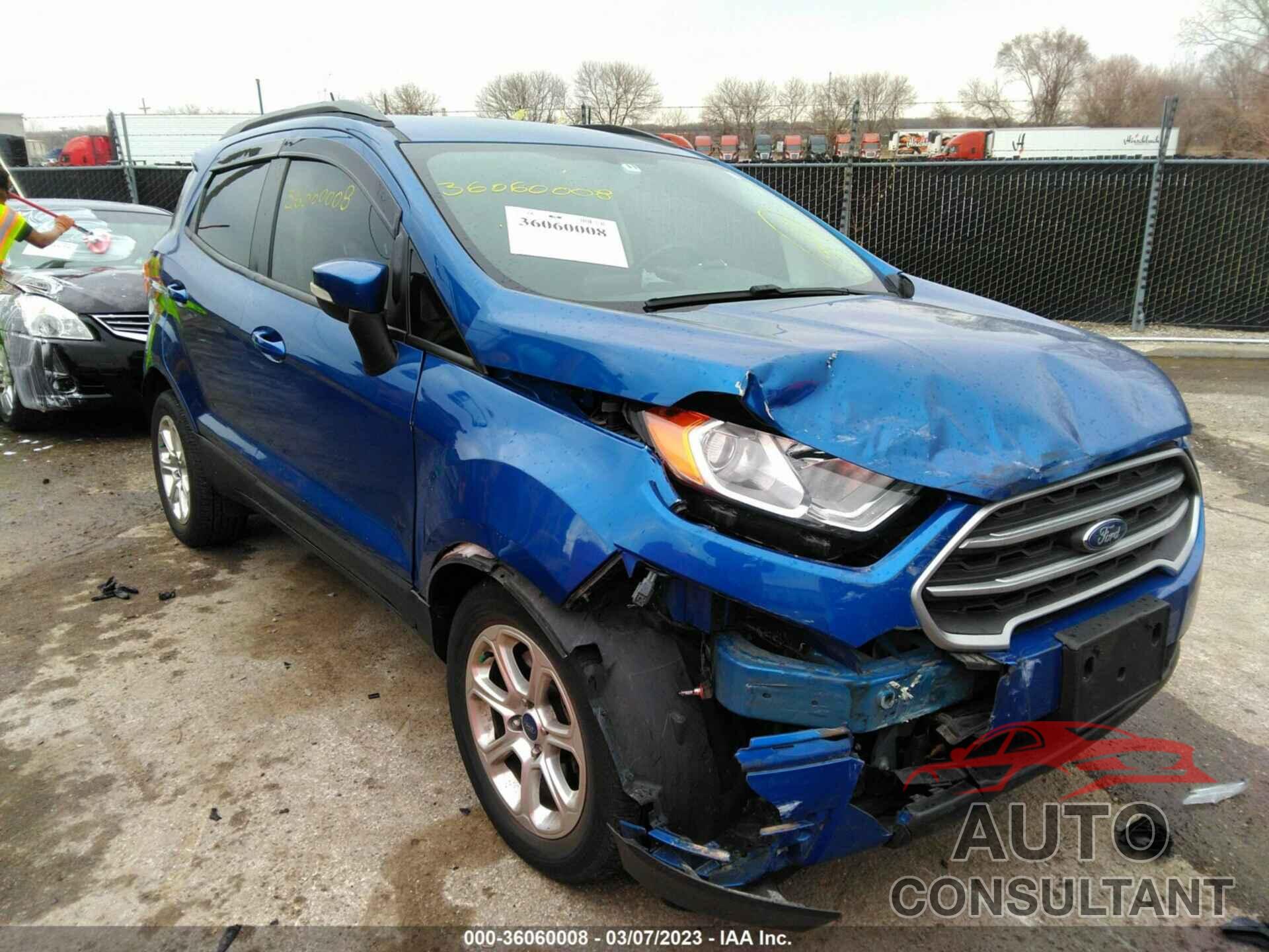 FORD ECOSPORT 2018 - MAJ3P1TE2JC209462