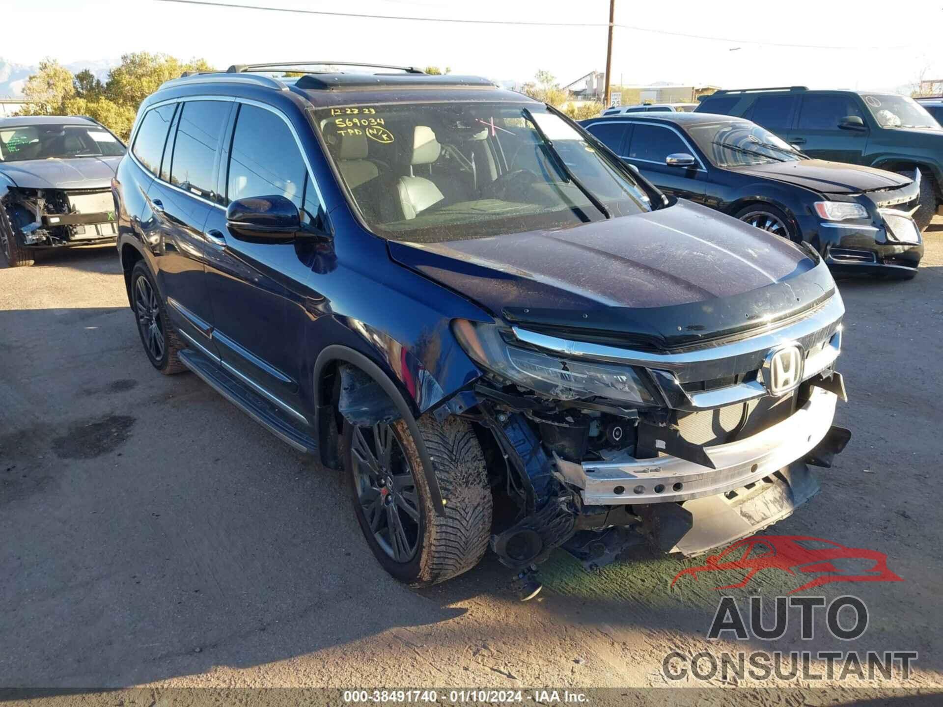 HONDA PILOT 2019 - 5FNYF6H03KB072615