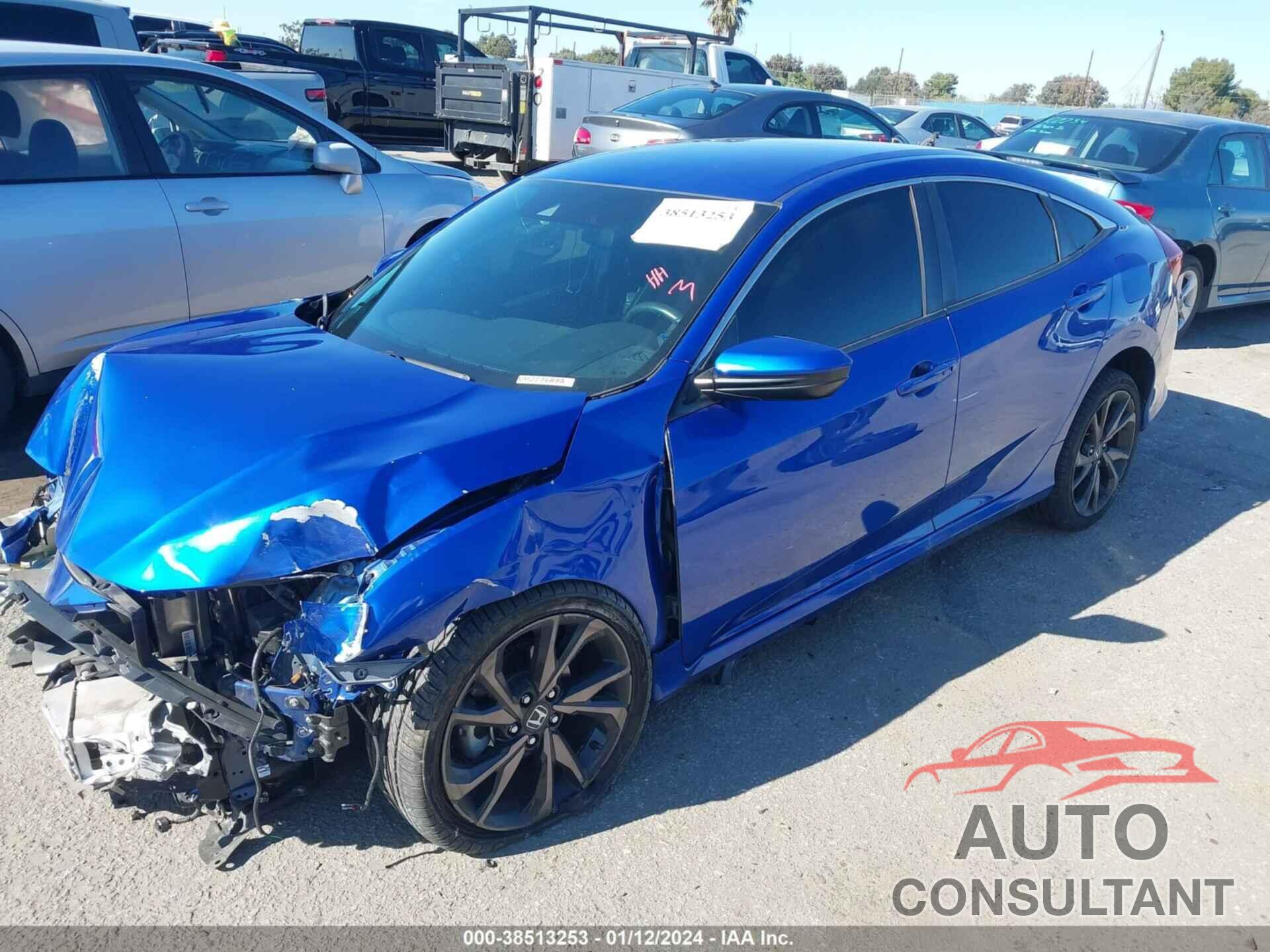 HONDA CIVIC 2019 - 19XFC2F86KE206654