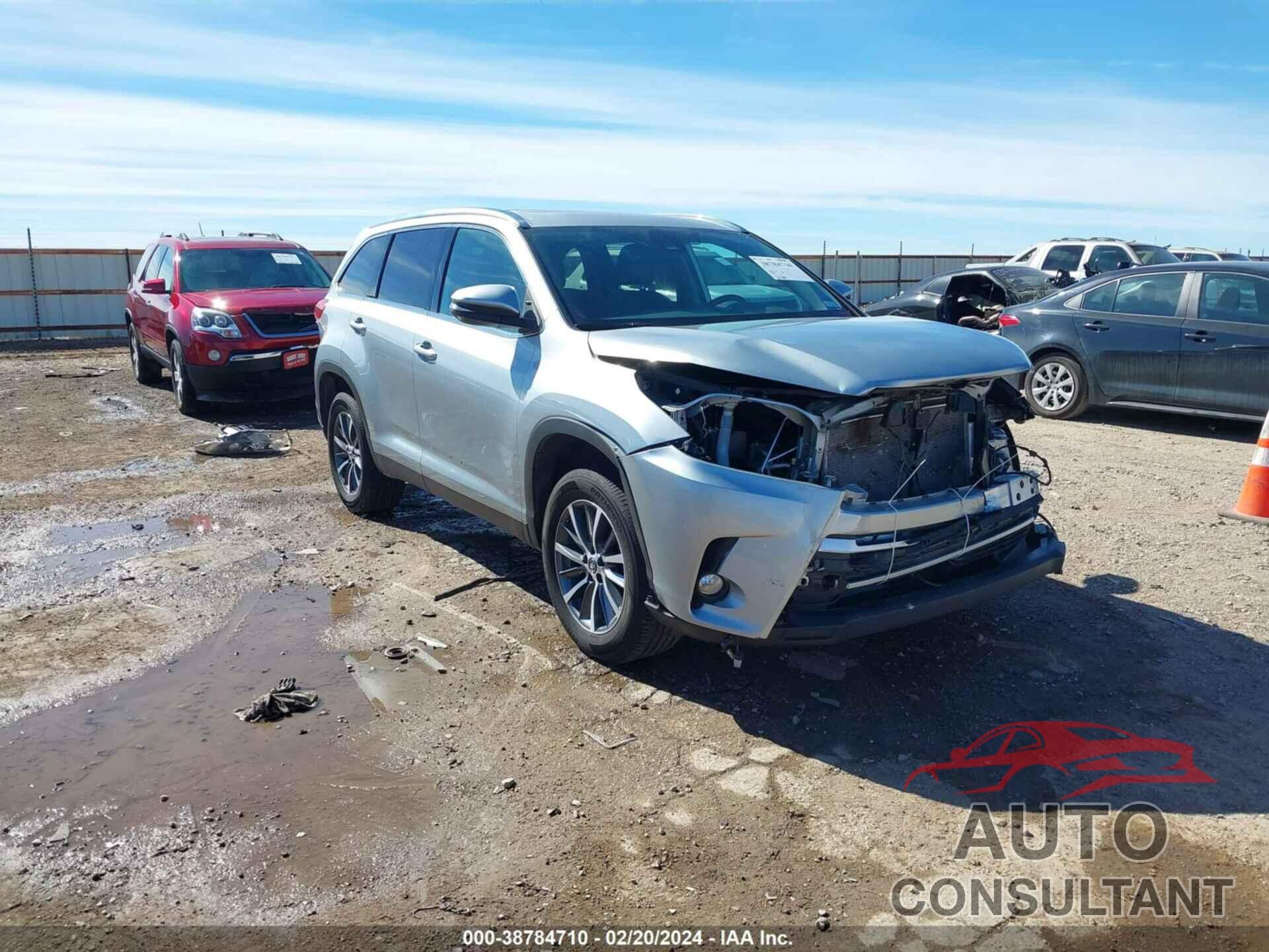 TOYOTA HIGHLANDER 2019 - 5TDKZRFH7KS571078