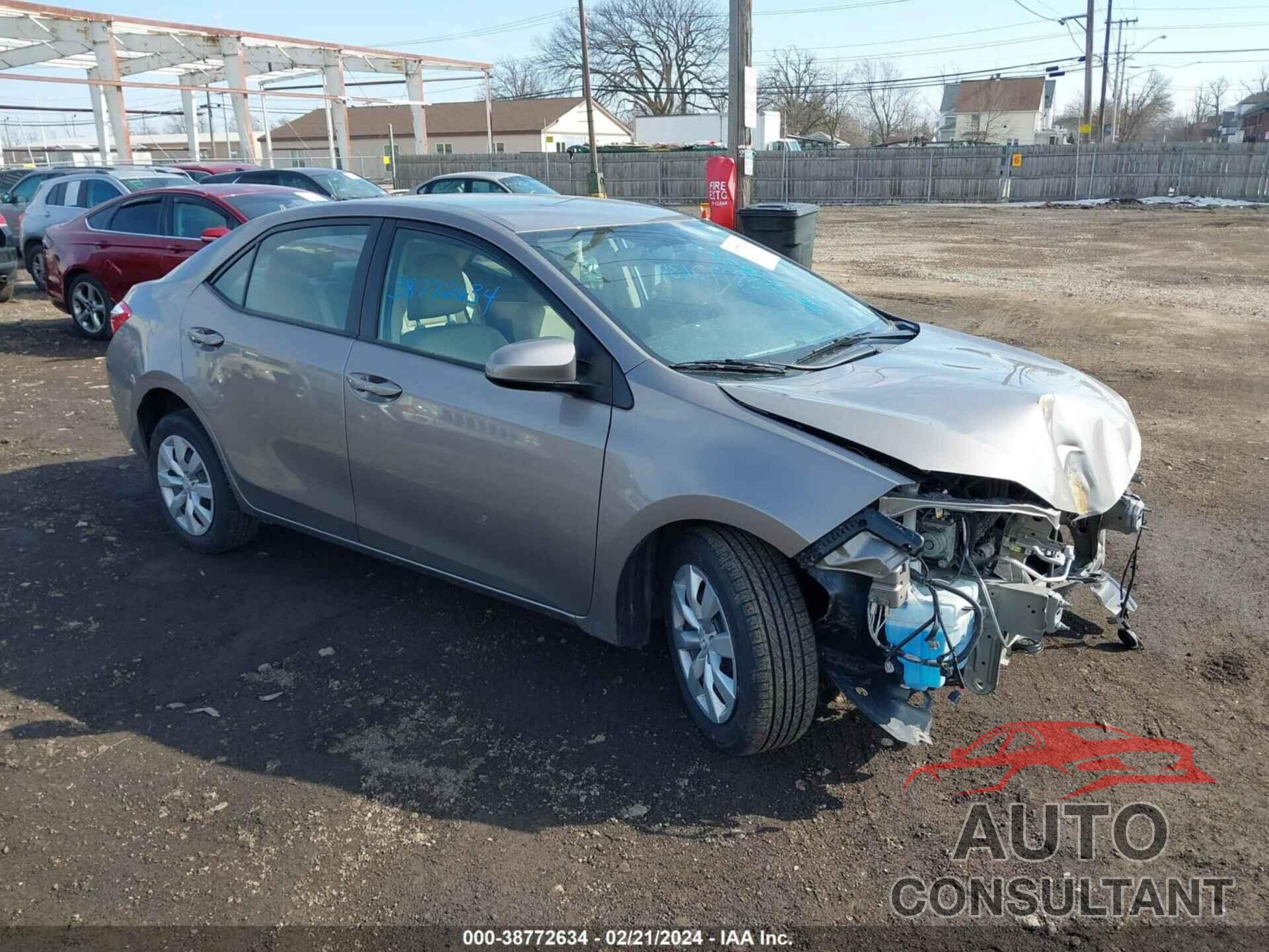 TOYOTA COROLLA 2016 - 5YFBURHE8GP467717