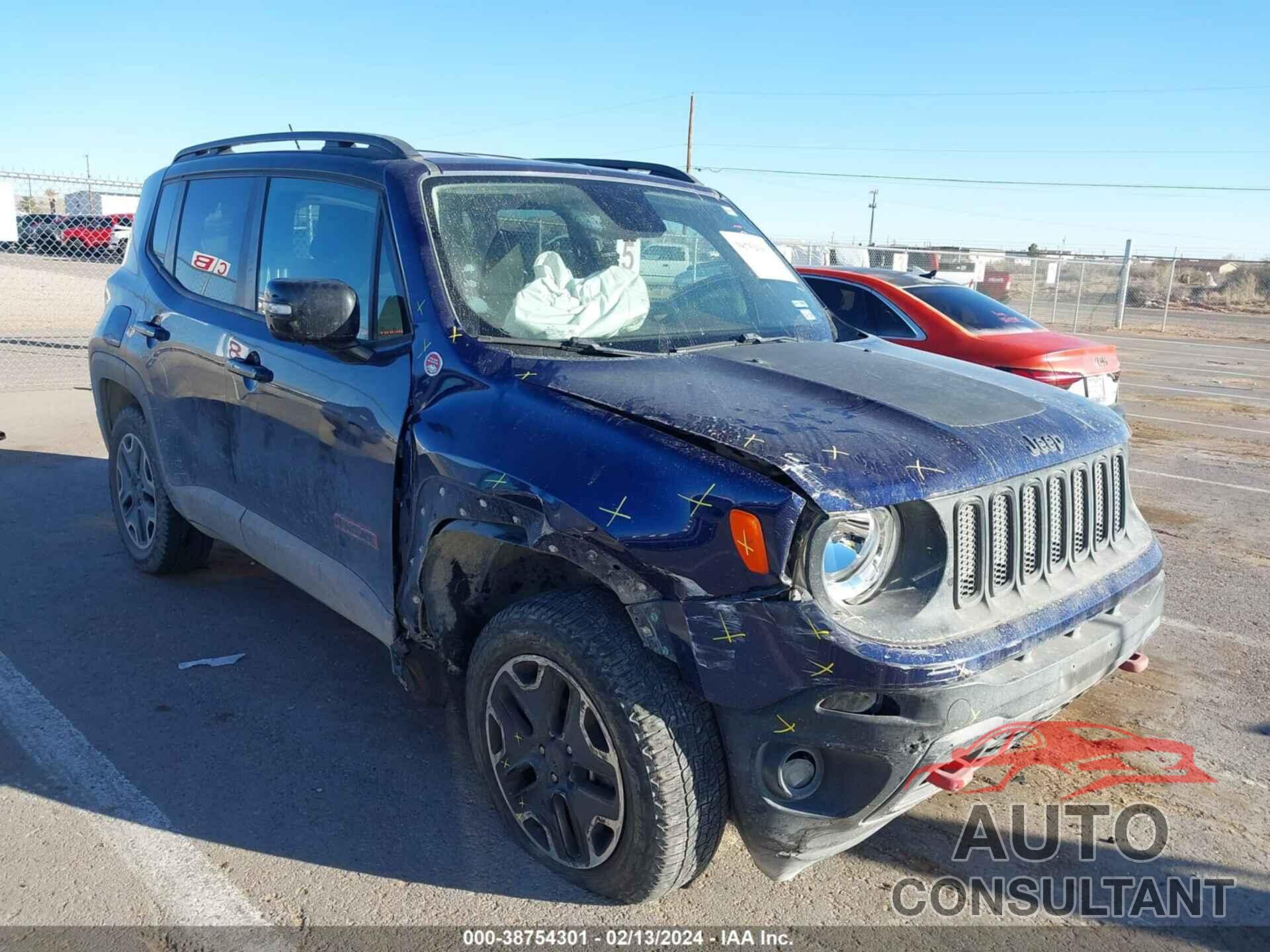 JEEP RENEGADE 2016 - ZACCJBCT9GPD58066