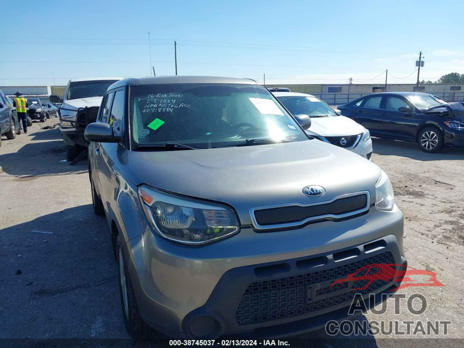 KIA SOUL 2016 - KNDJN2A20G7306165