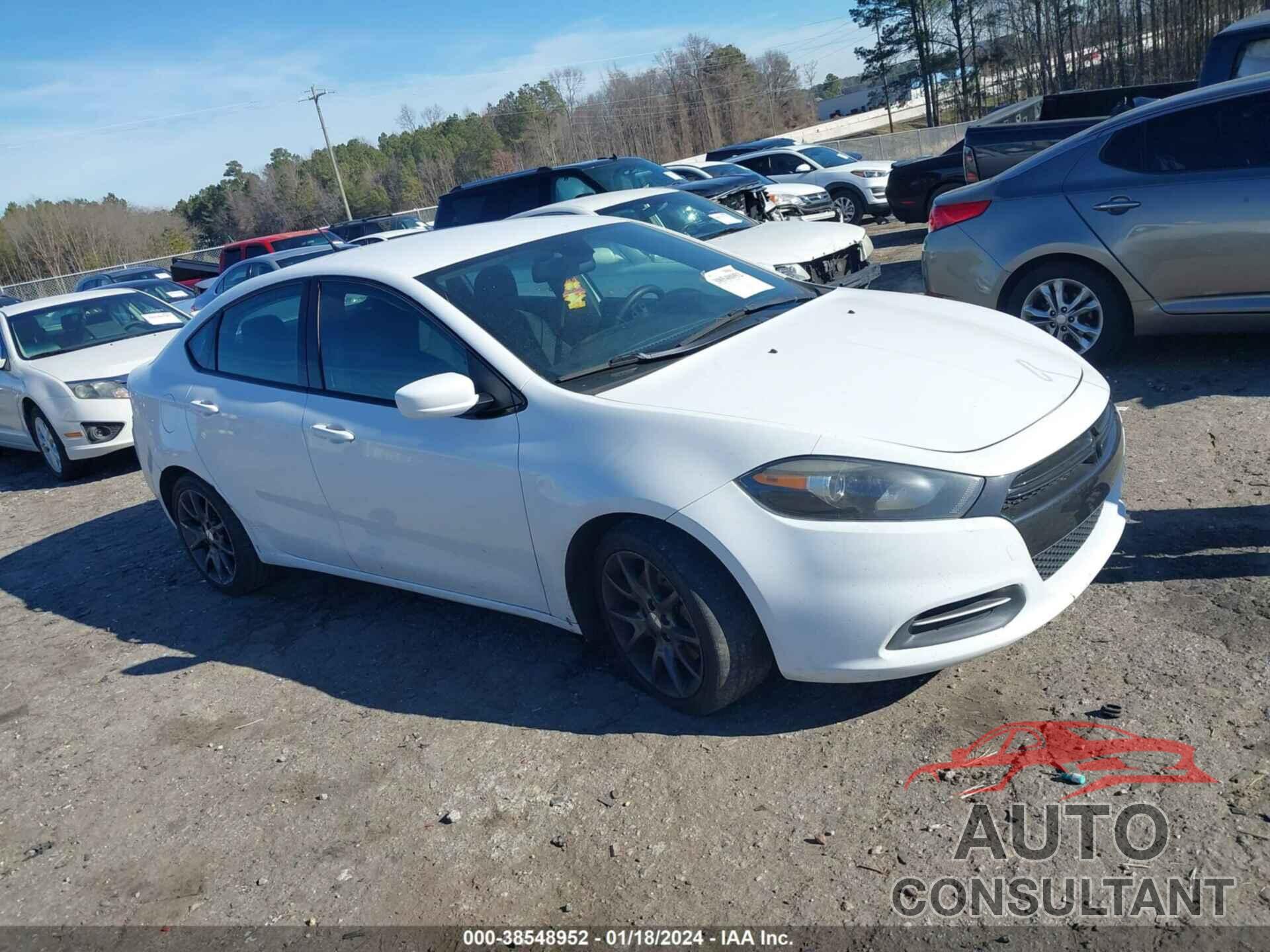 DODGE DART 2016 - 1C3CDFAA1GD508187