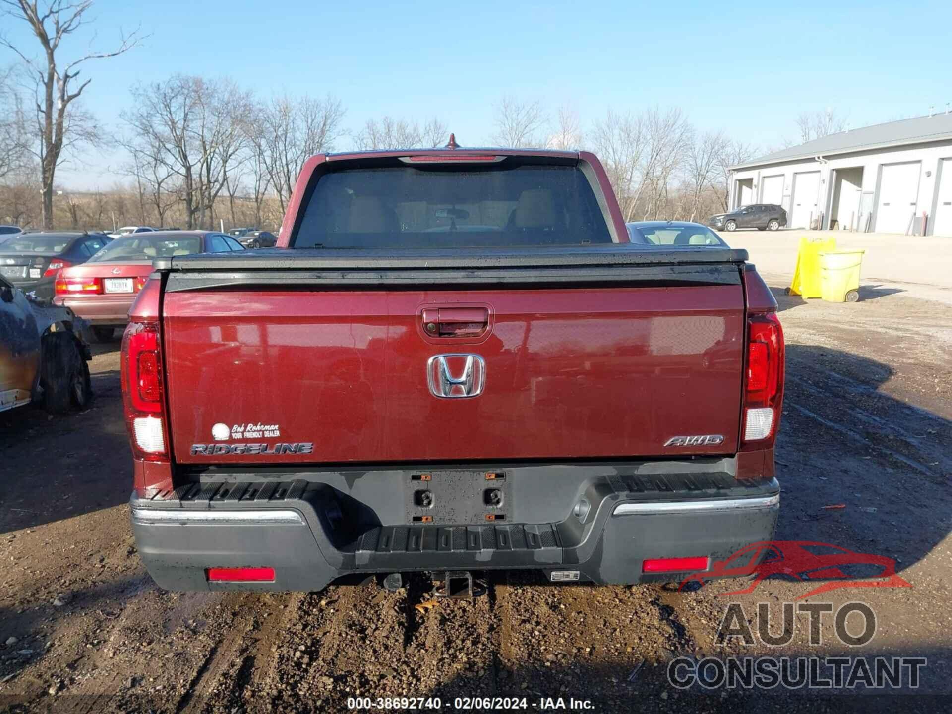 HONDA RIDGELINE 2018 - 5FPYK3F56JB003996