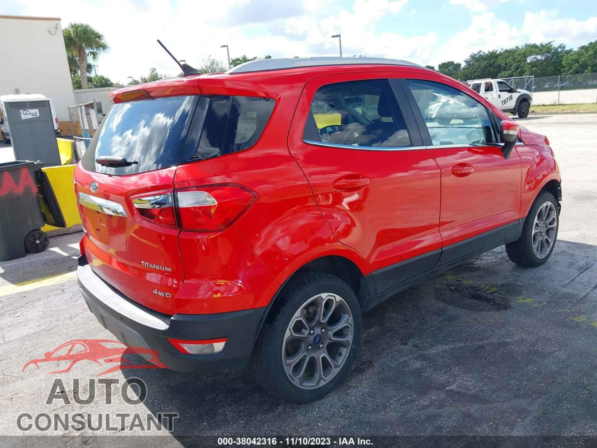 FORD ECOSPORT 2020 - MAJ6S3KL2LC349327
