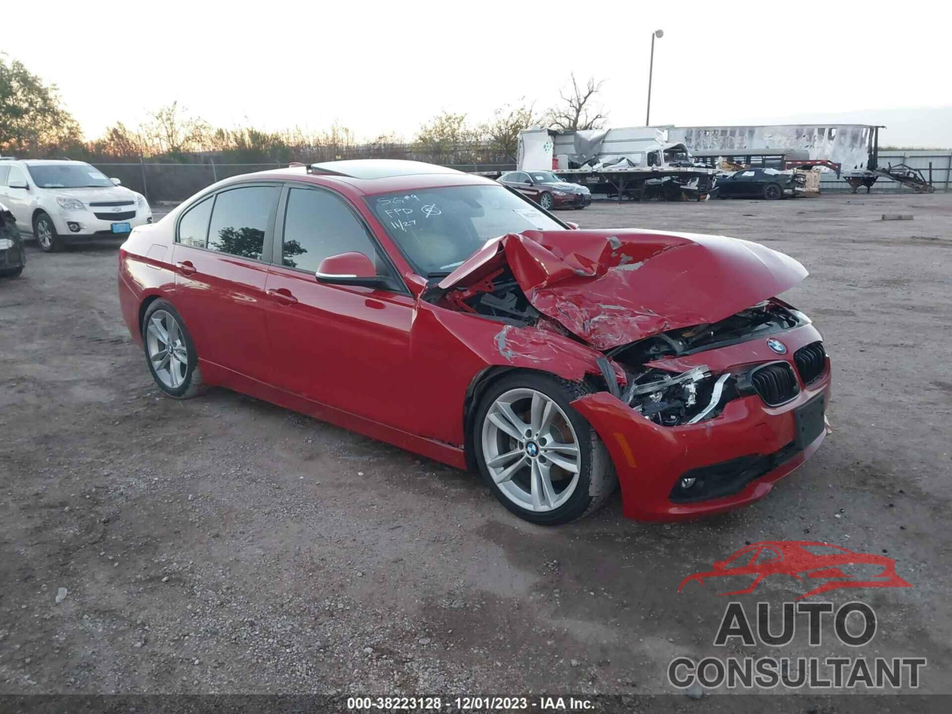 BMW 3 SERIES 2018 - WBA8E1G58JNU90295