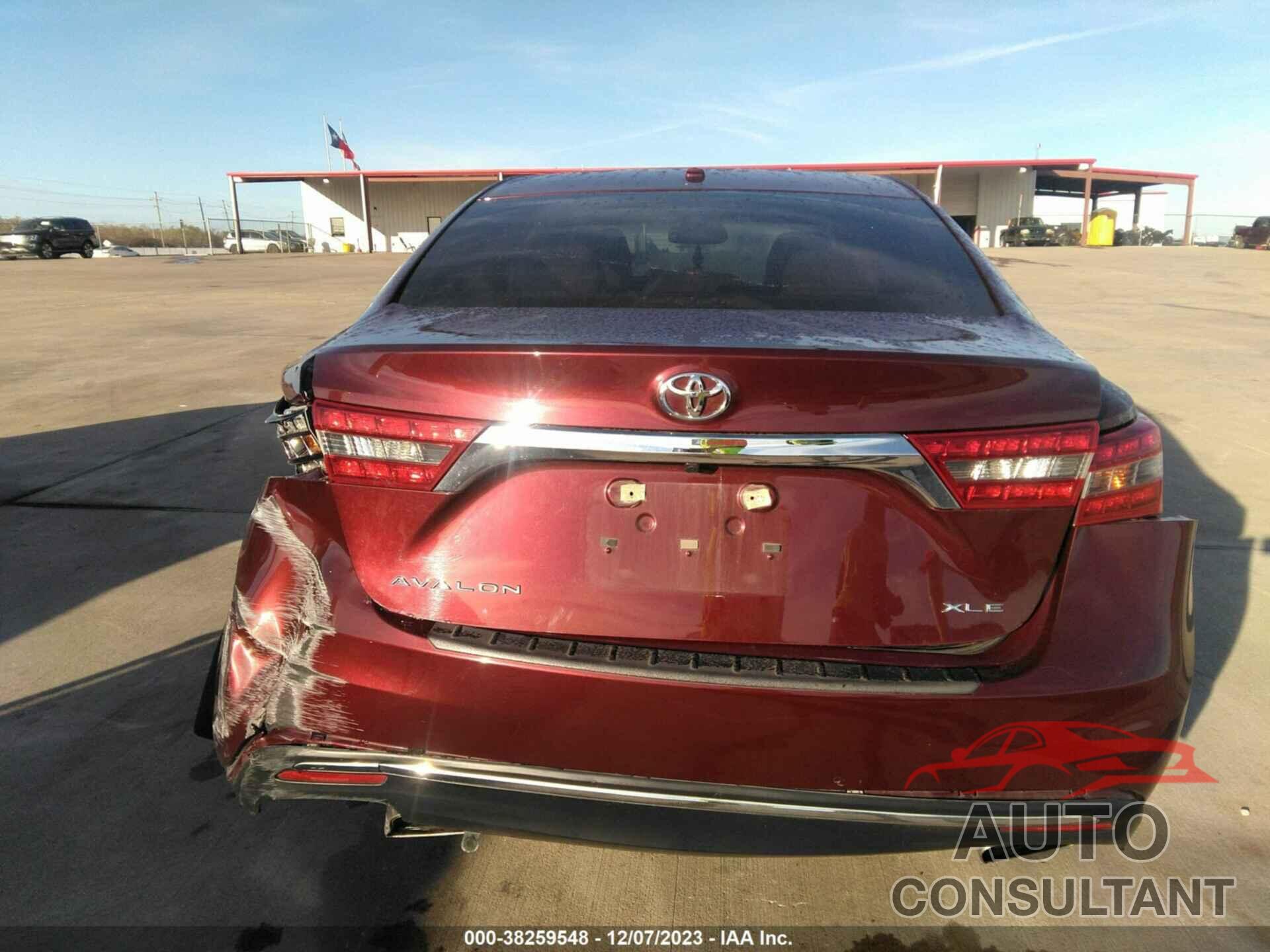 TOYOTA AVALON 2018 - 4T1BK1EB0JU271004