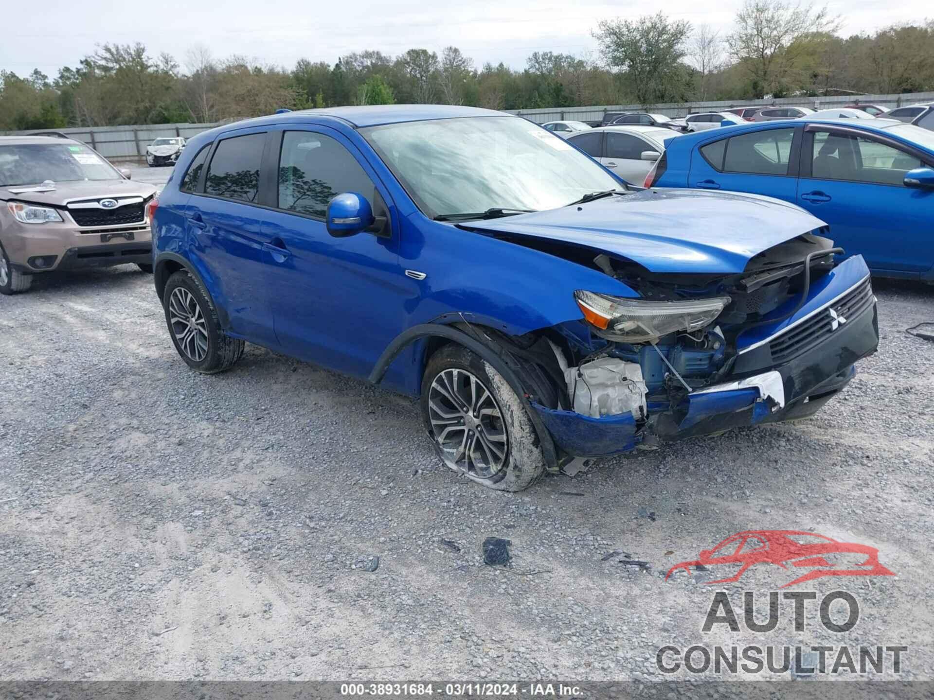 MITSUBISHI OUTLANDER SPORT 2017 - JA4AP3AWXHZ043749