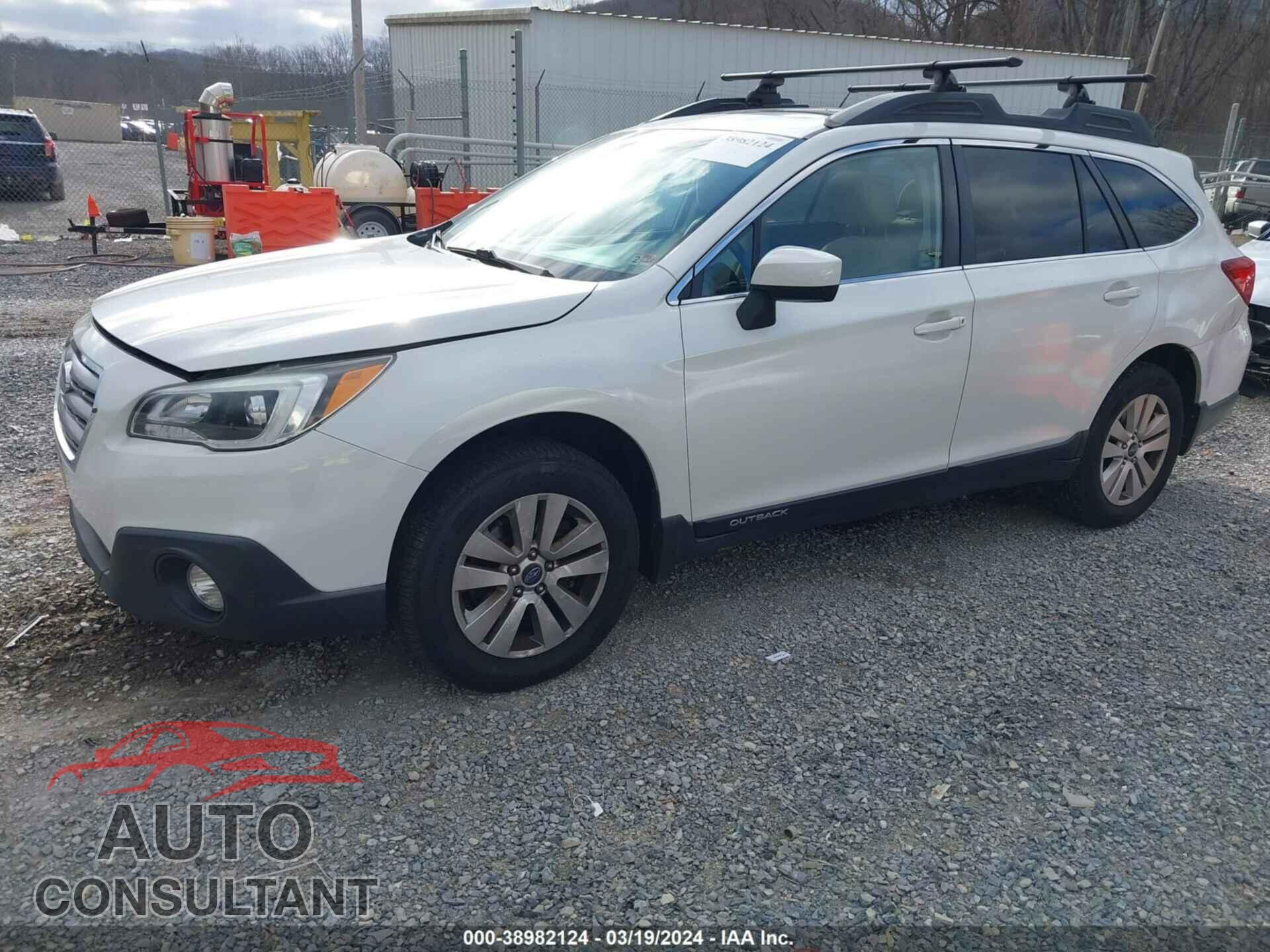 SUBARU OUTBACK 2016 - 4S4BSADC0G3259489