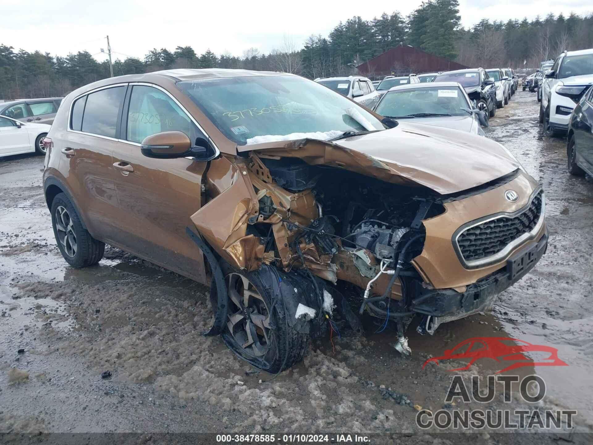 KIA SPORTAGE 2020 - KNDPMCAC4L7823751