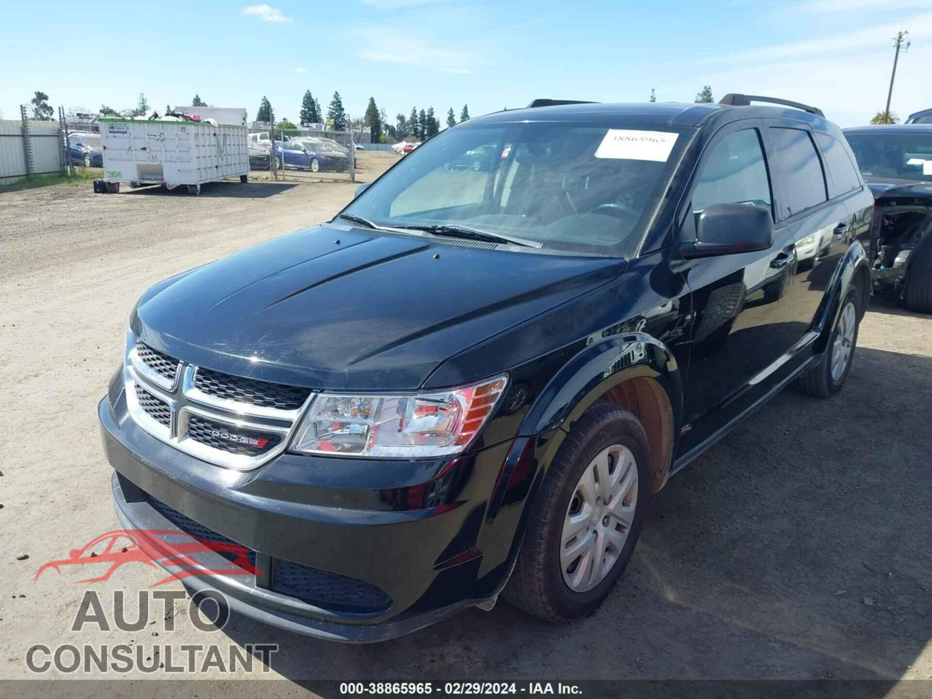 DODGE JOURNEY 2017 - 3C4PDCAB3HT708312