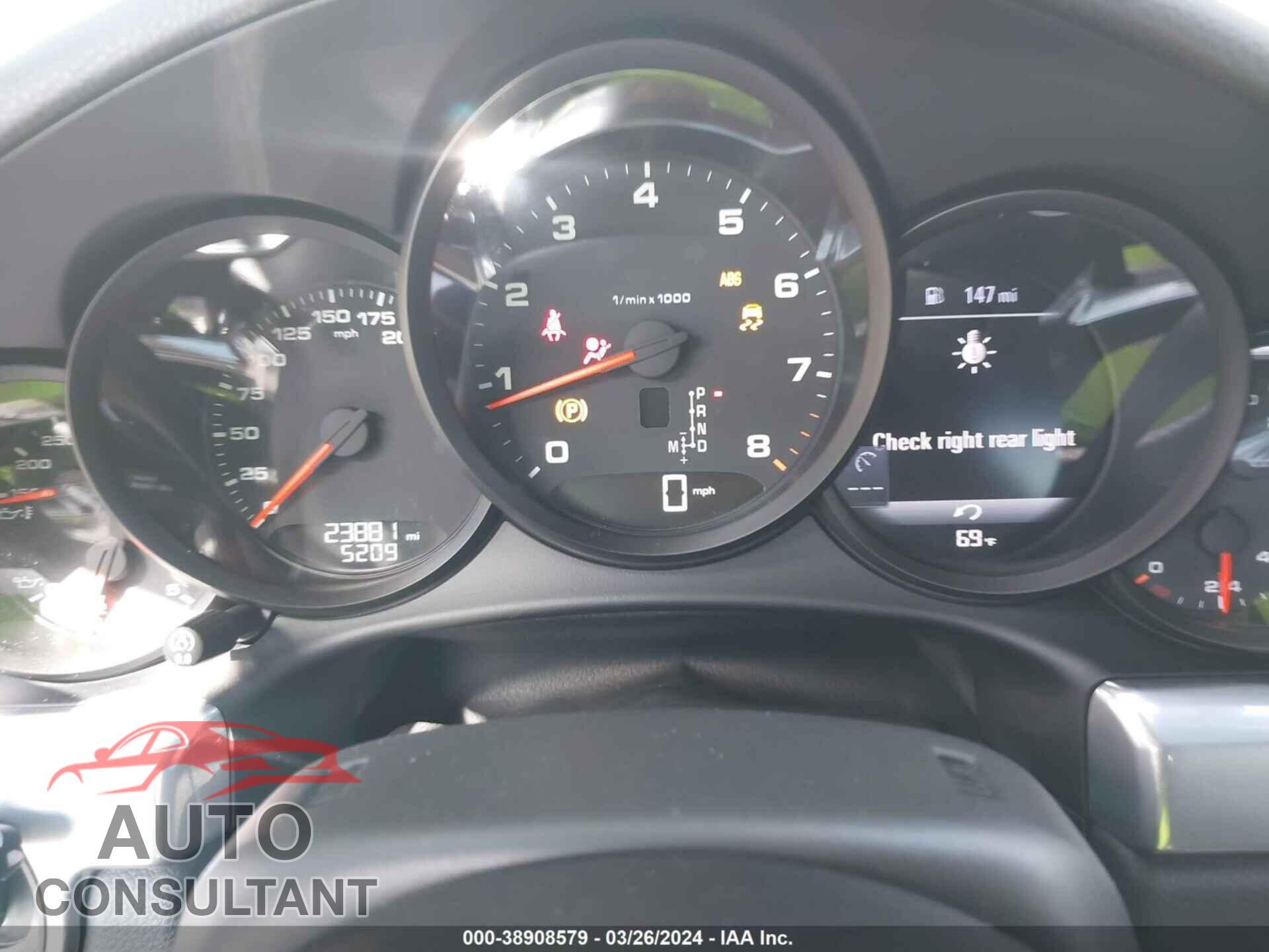 PORSCHE 911 2019 - WP0AA2A93KS104306