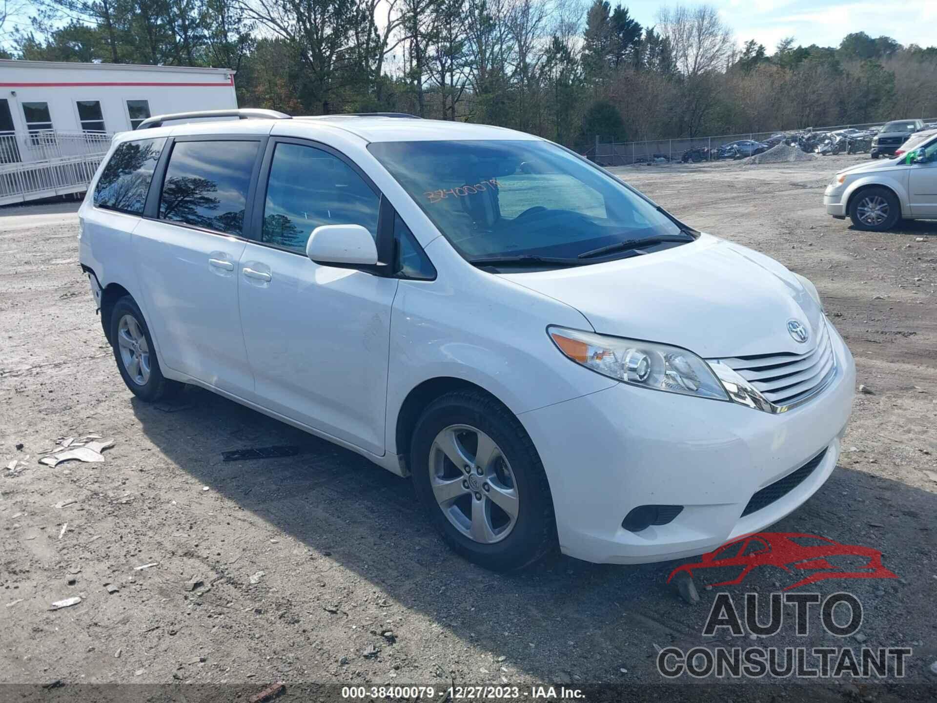 TOYOTA SIENNA 2017 - 5TDKZ3DC1HS788512