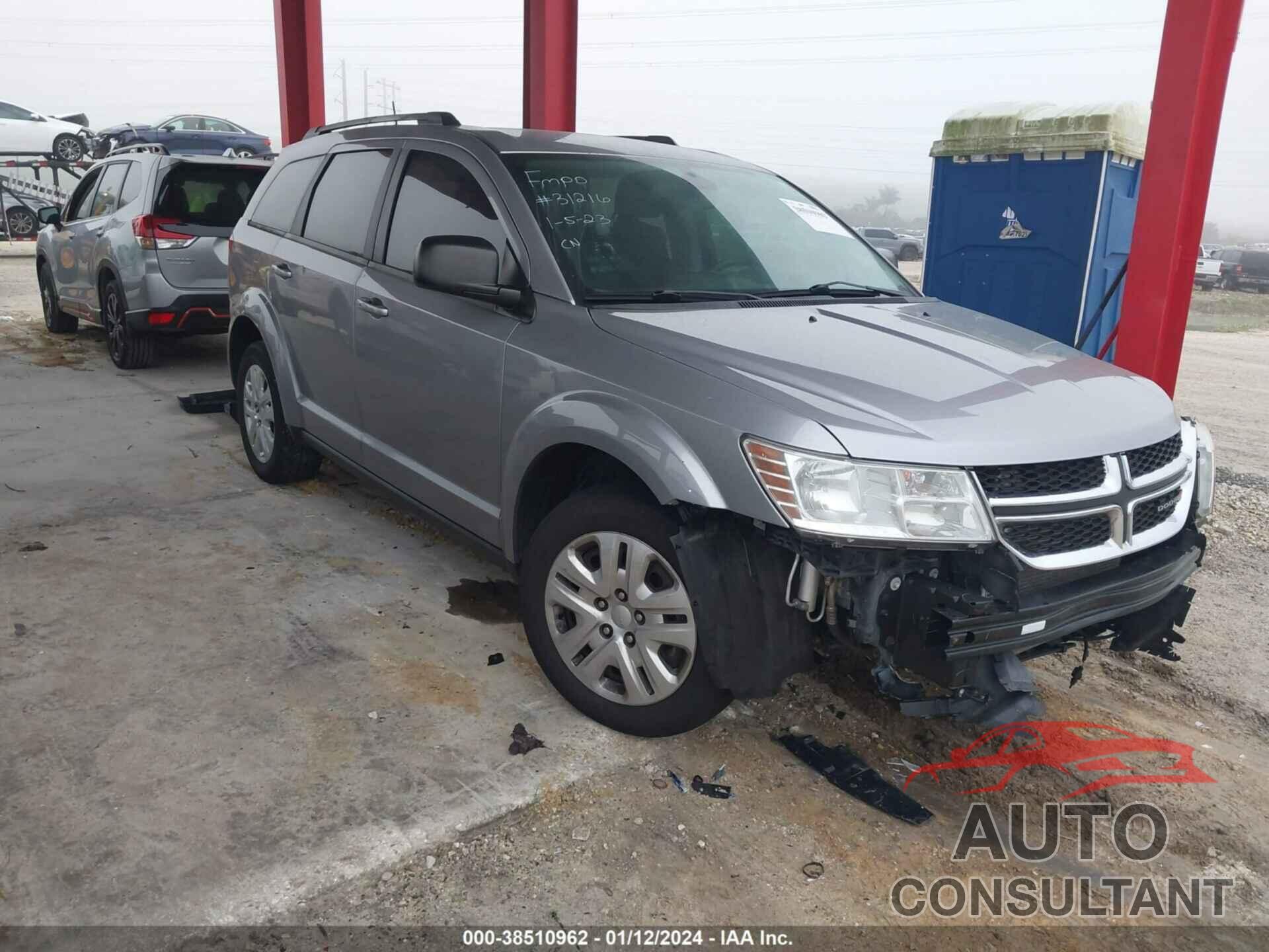 DODGE JOURNEY 2018 - 3C4PDCAB7JT533181