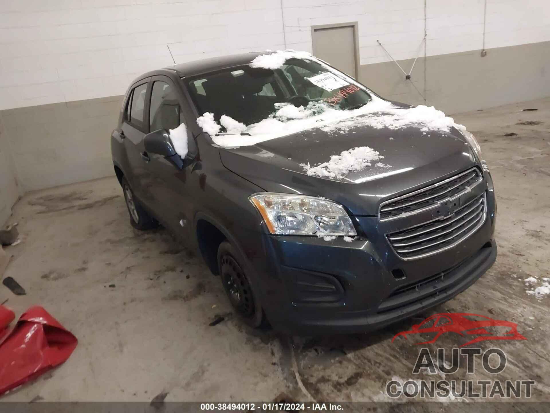 CHEVROLET TRAX 2016 - 3GNCJNSBXGL236617