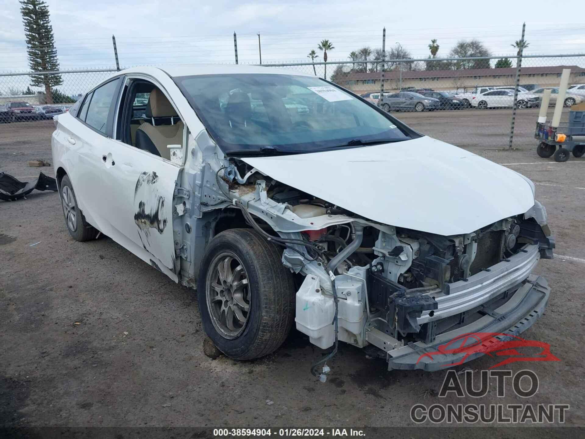 TOYOTA PRIUS 2016 - JTDKARFU2G3016732