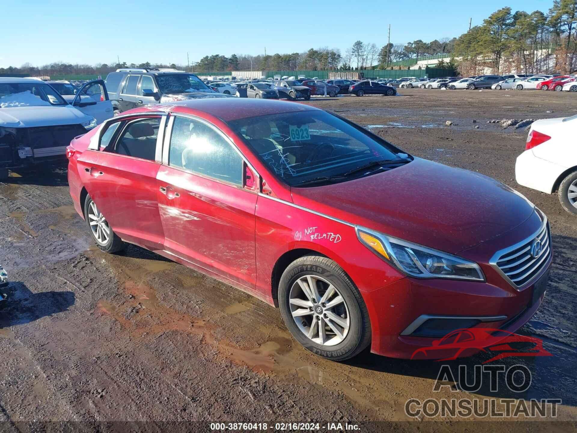 HYUNDAI SONATA 2016 - 5NPE24AFXGH273129