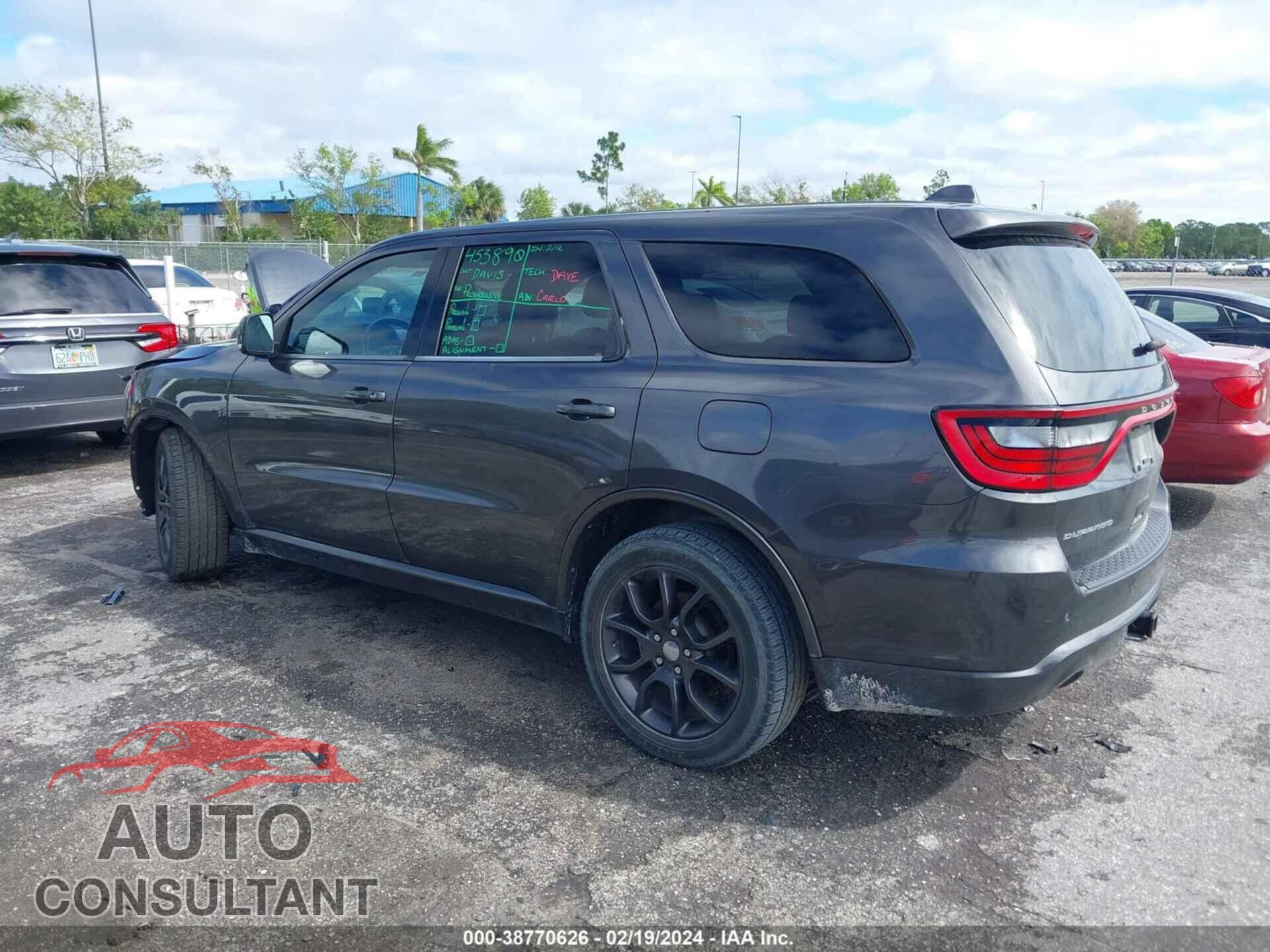 DODGE DURANGO 2016 - 1C4SDHCT2GC361613