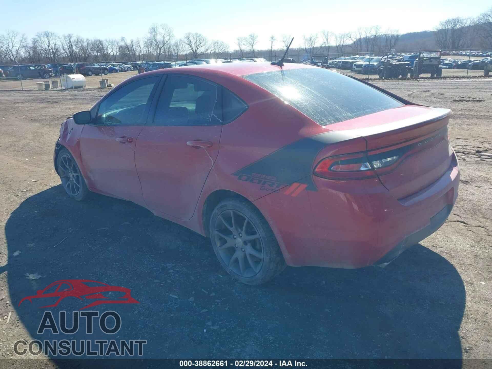 DODGE DART 2016 - 1C3CDFFH7GD803316