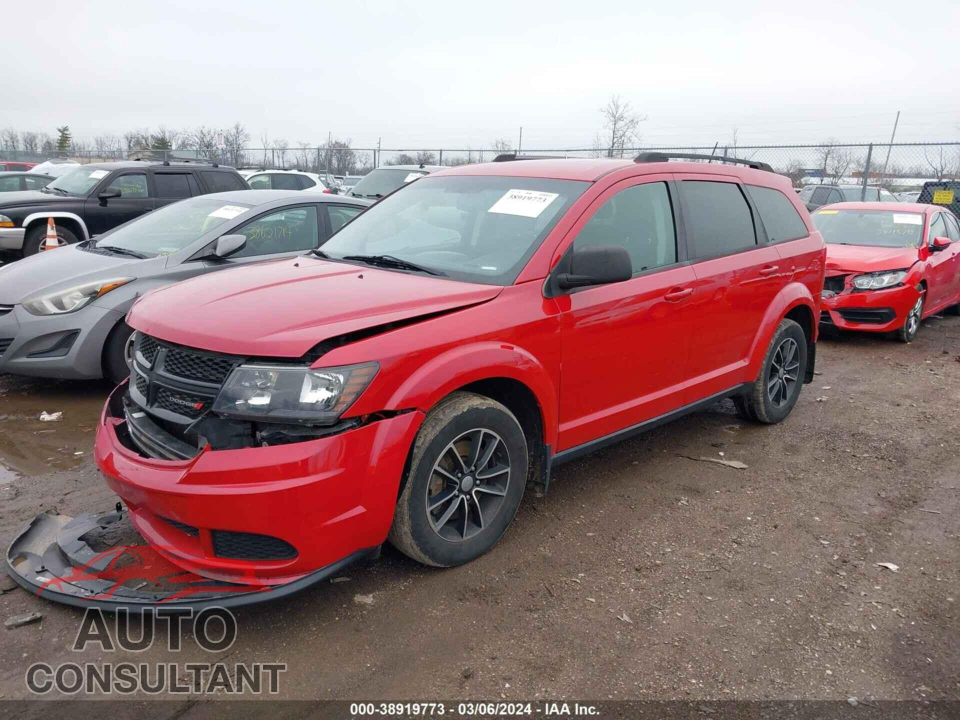 DODGE JOURNEY 2017 - 3C4PDCAB5HT581398