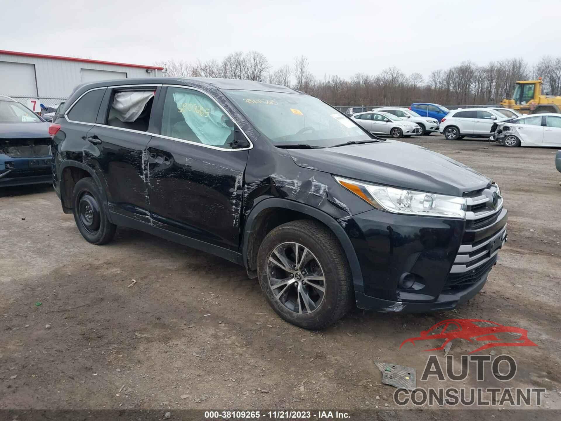 TOYOTA HIGHLANDER 2019 - 5TDBZRFH3KS972384