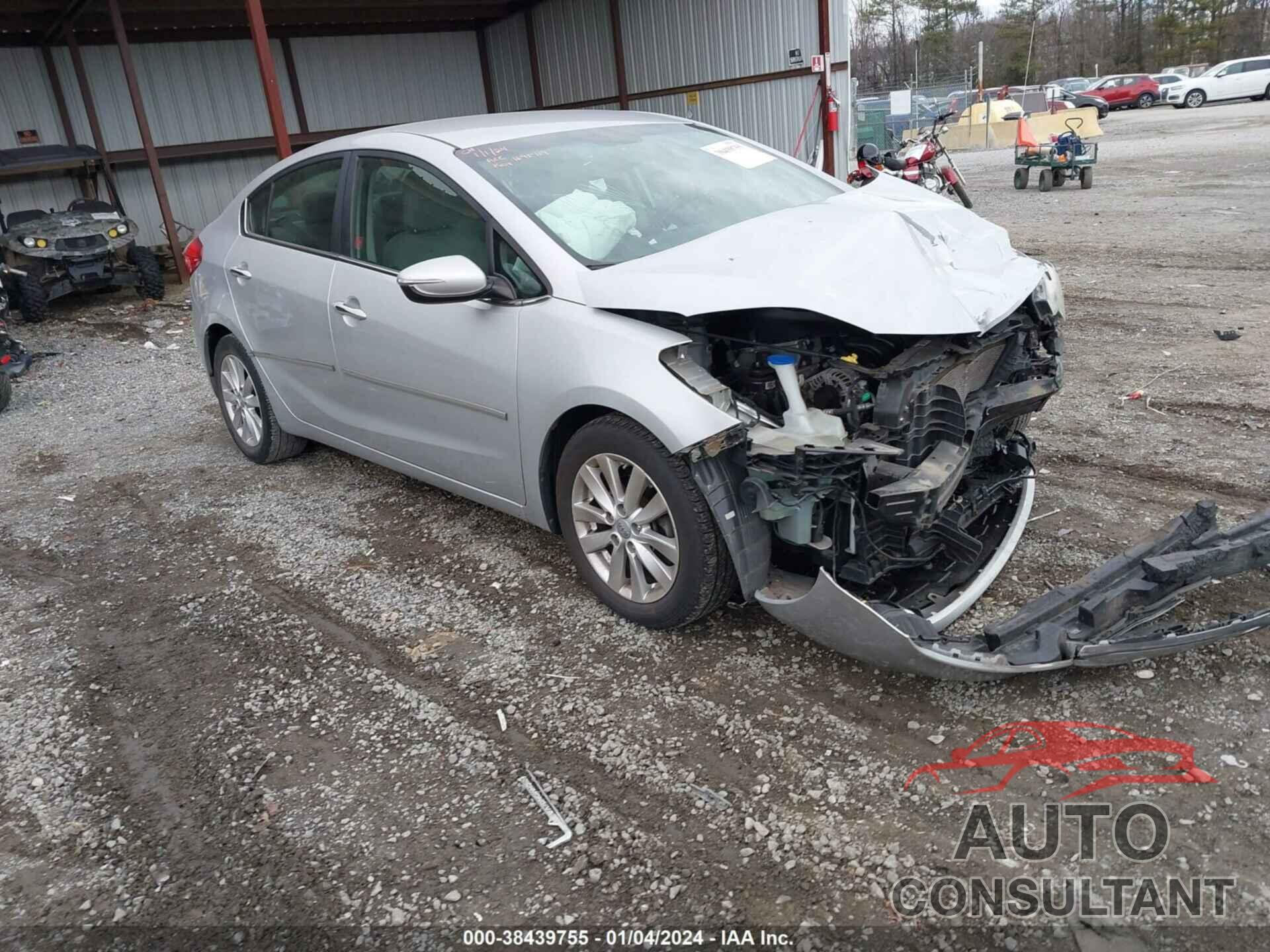 KIA FORTE 2015 - KNAFX4A8XF5328777