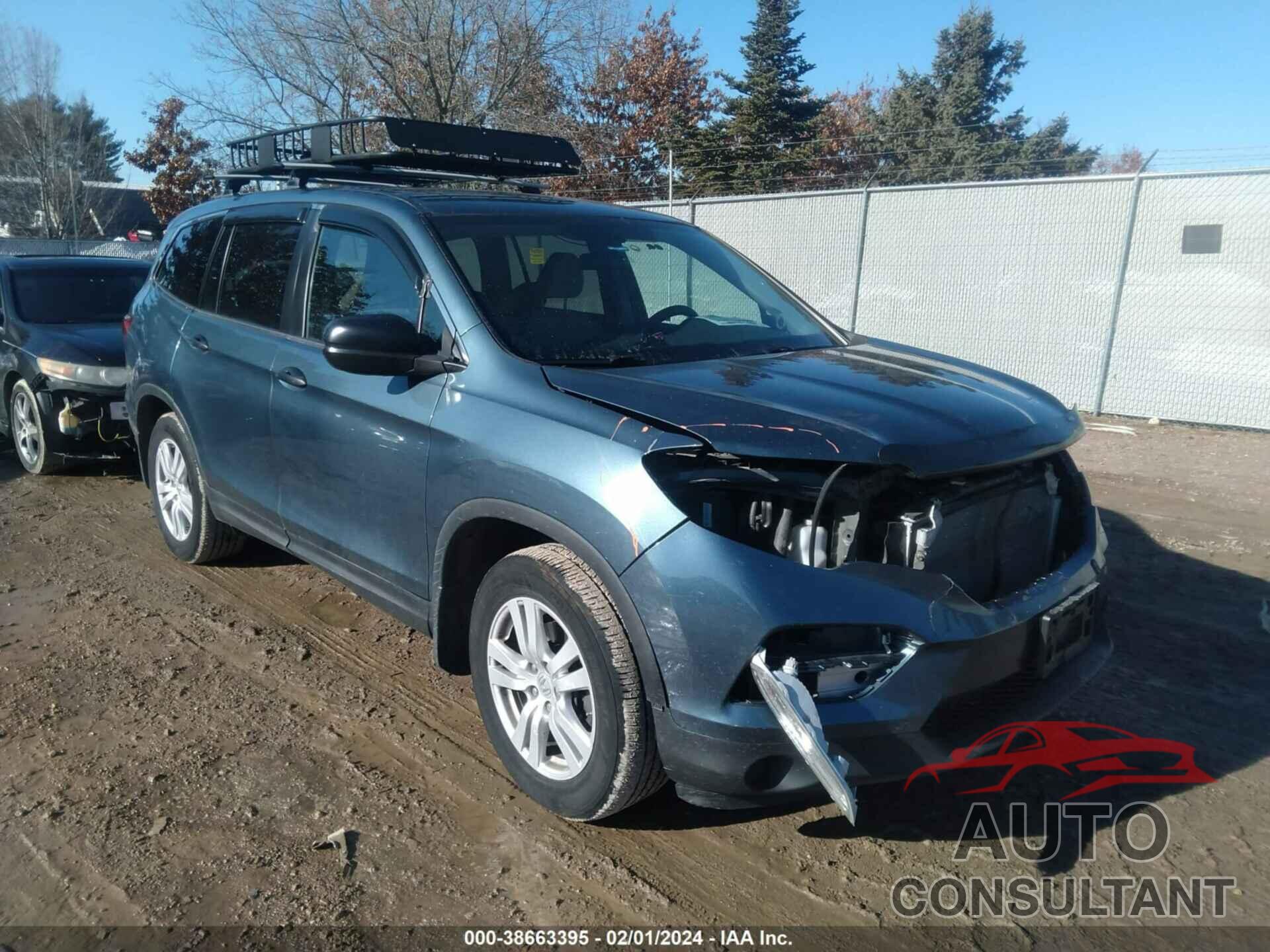 HONDA PILOT 2018 - 5FNYF6H17JB034652