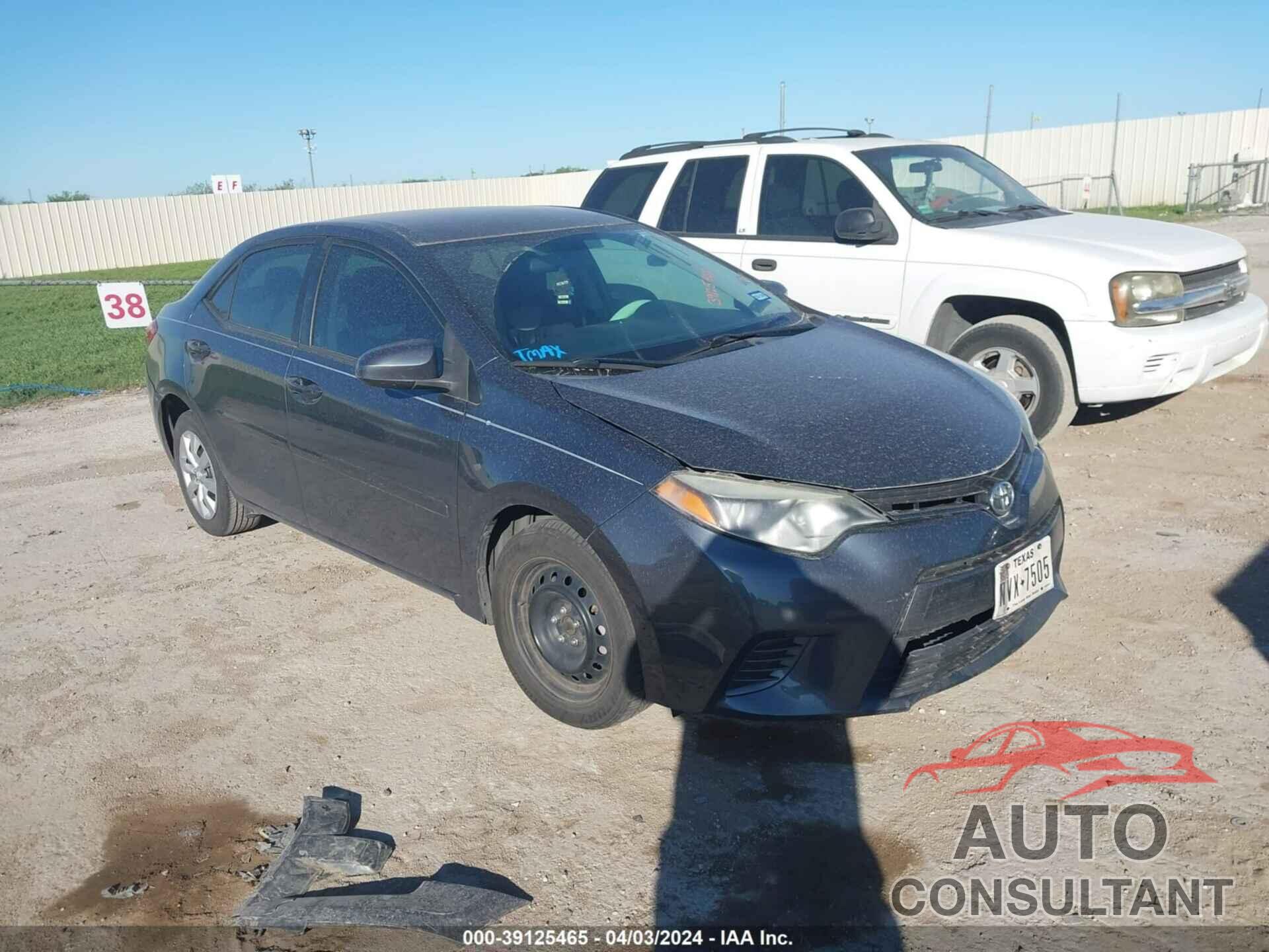 TOYOTA COROLLA 2016 - 5YFBURHE5GP506442