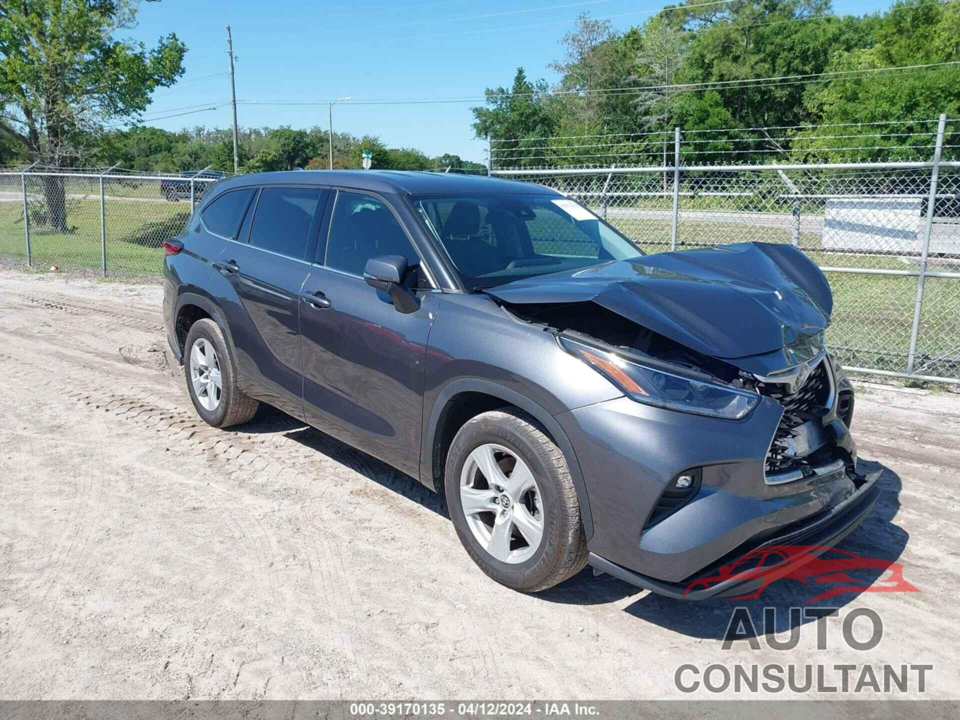 TOYOTA HIGHLANDER 2021 - 5TDZZRAH3MS034975