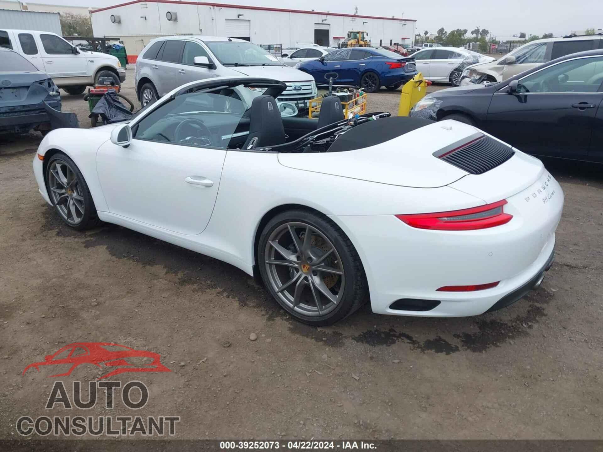 PORSCHE 911 2017 - WP0CA2A90HS141167