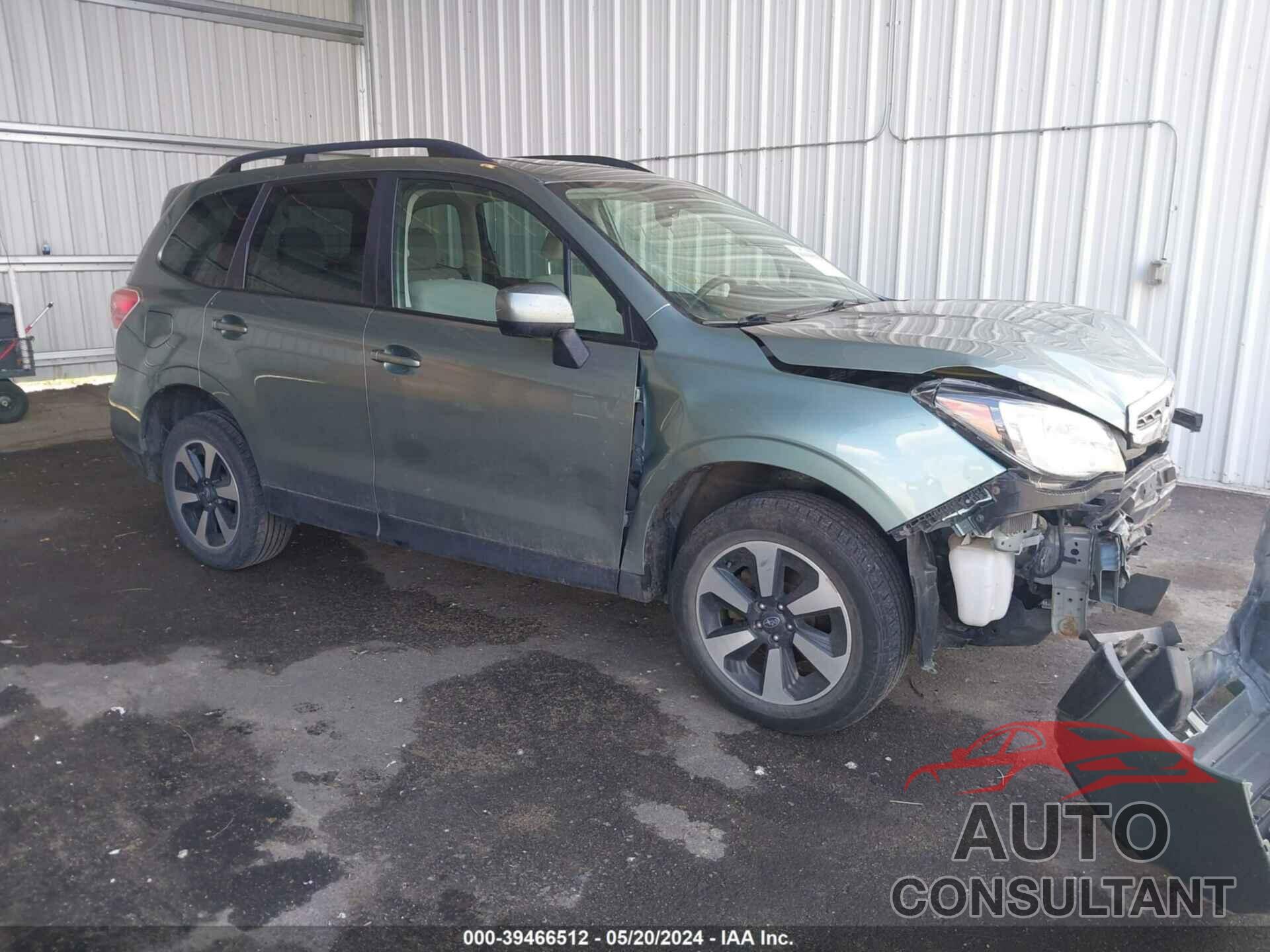SUBARU FORESTER 2018 - JF2SJAEC0JH464036