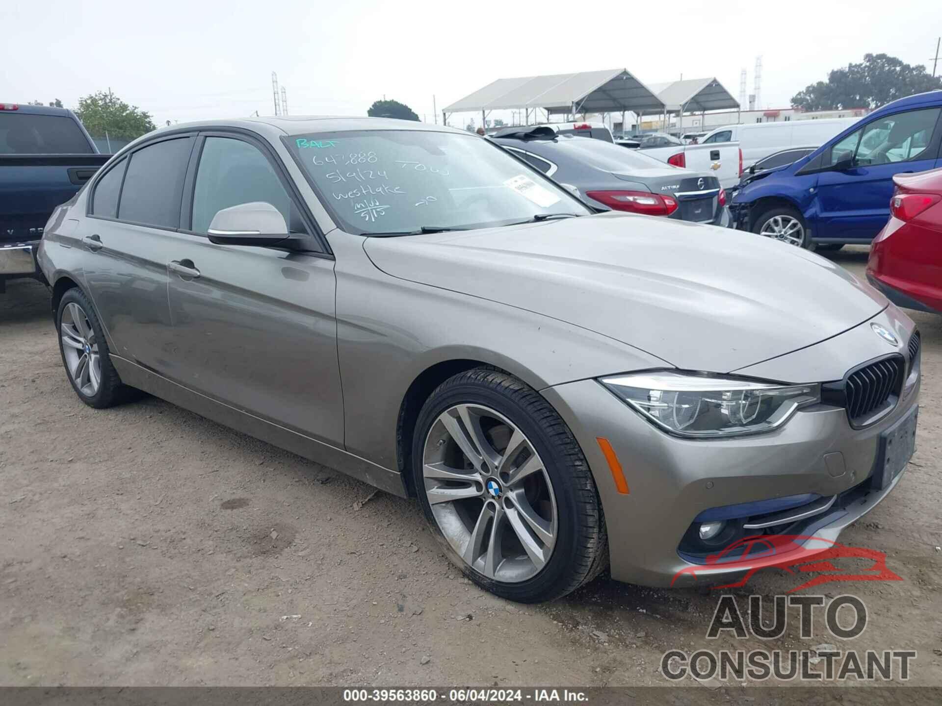 BMW 328I 2016 - WBA8E9C53GK643888