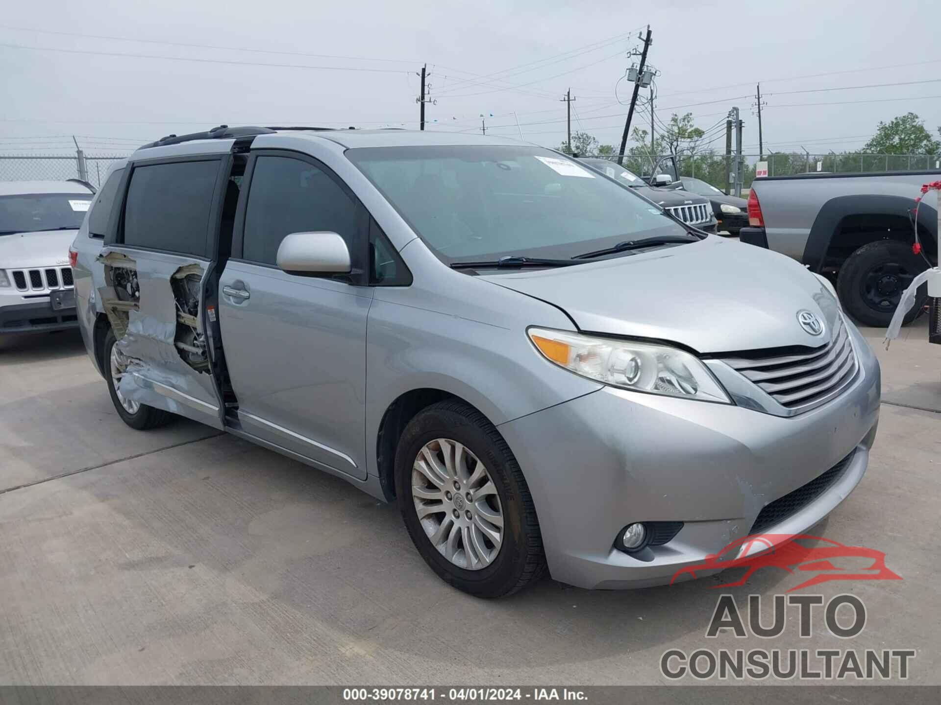 TOYOTA SIENNA 2016 - 5TDYK3DC6GS698821