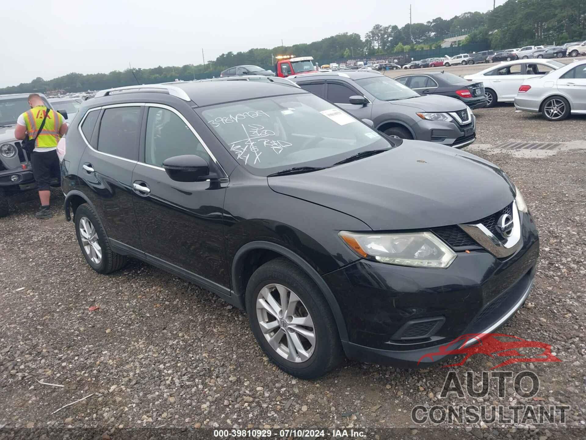 NISSAN ROGUE 2016 - KNMAT2MVXGP641381