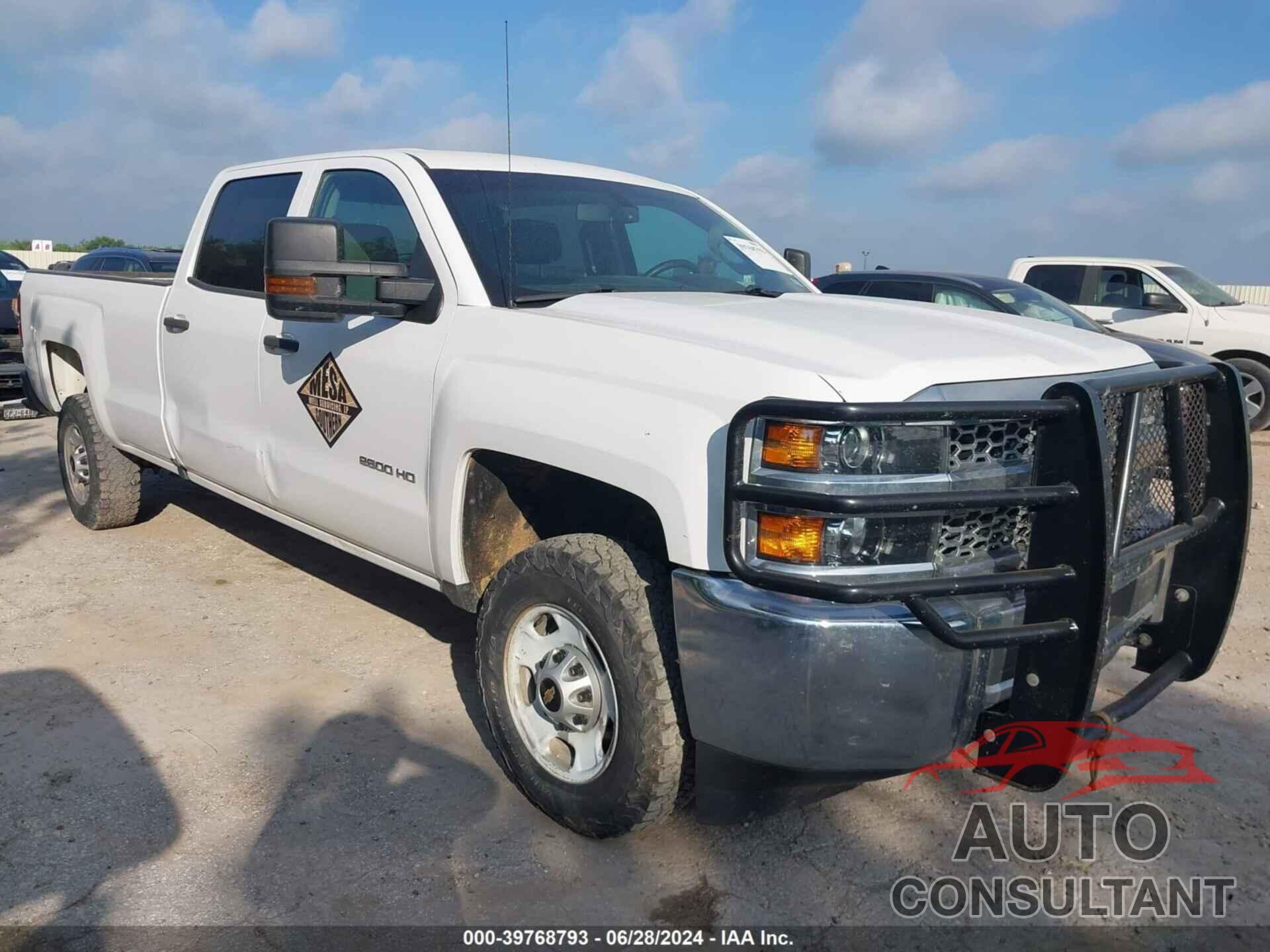 CHEVROLET SILVERADO 2500HD 2019 - 1GC1CREG2KF100655