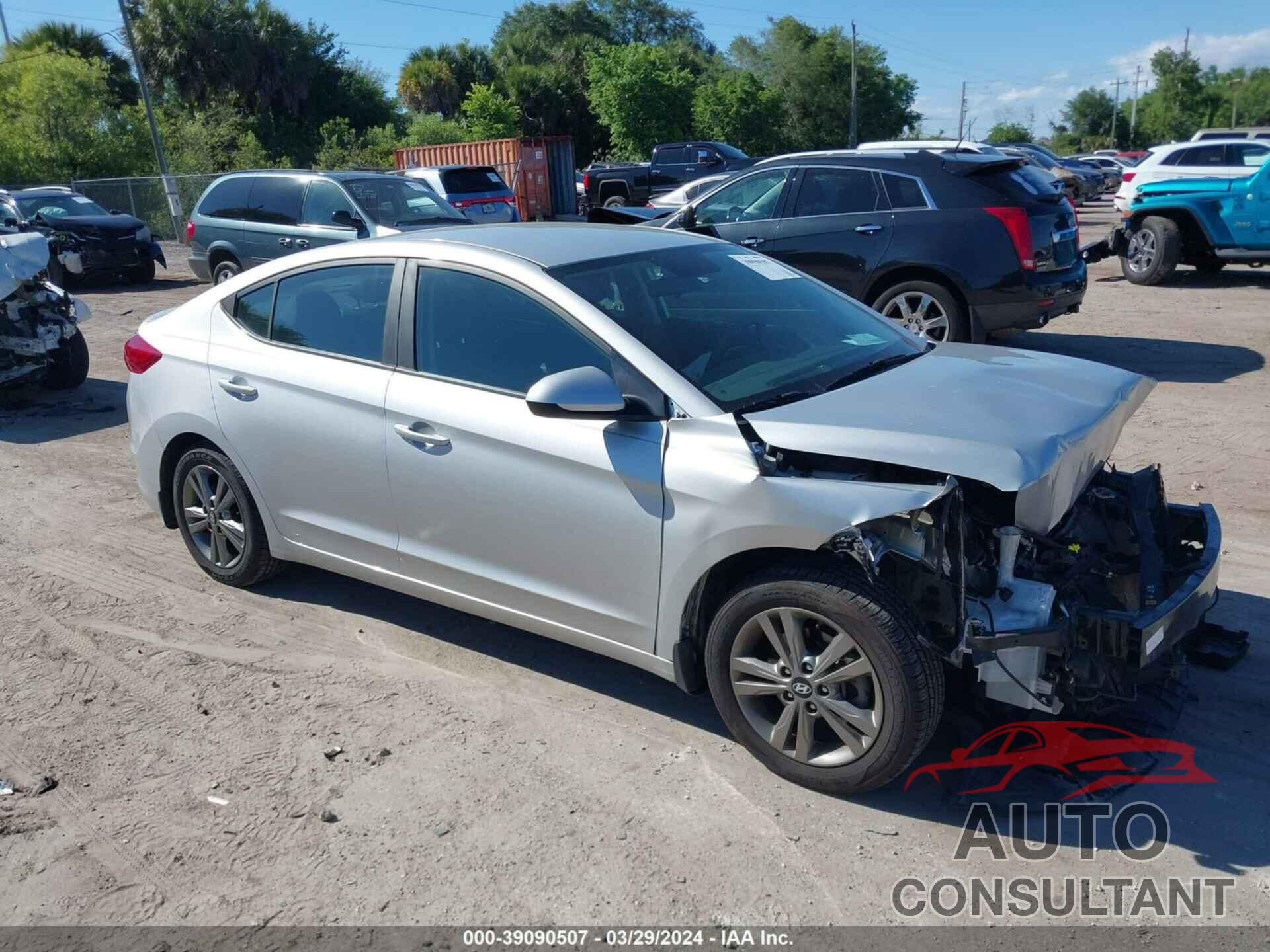 HYUNDAI ELANTRA 2018 - 5NPD84LF6JH236867