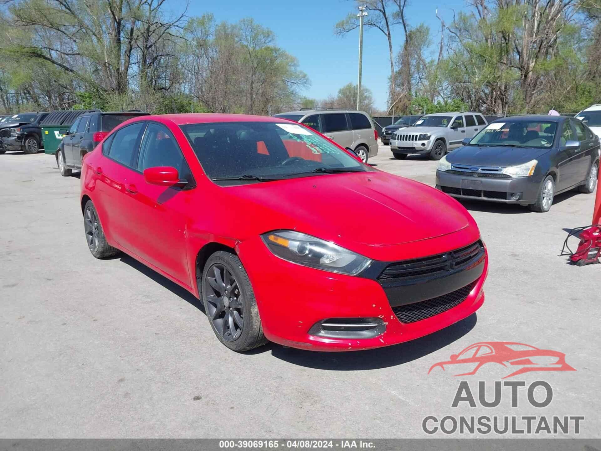 DODGE DART 2016 - 1C3CDFAA1GD728736