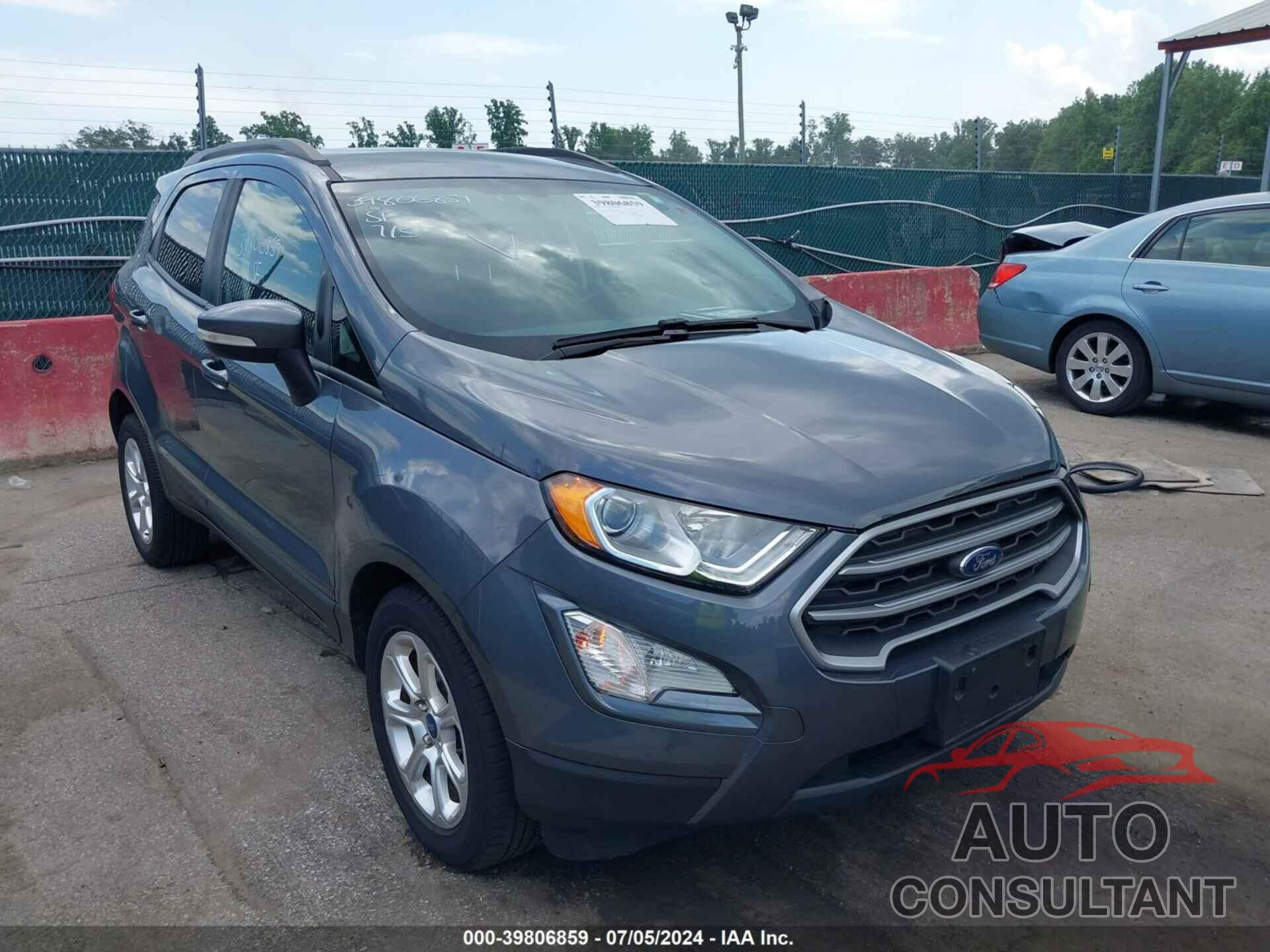 FORD ECOSPORT 2019 - MAJ3S2GE8KC288362