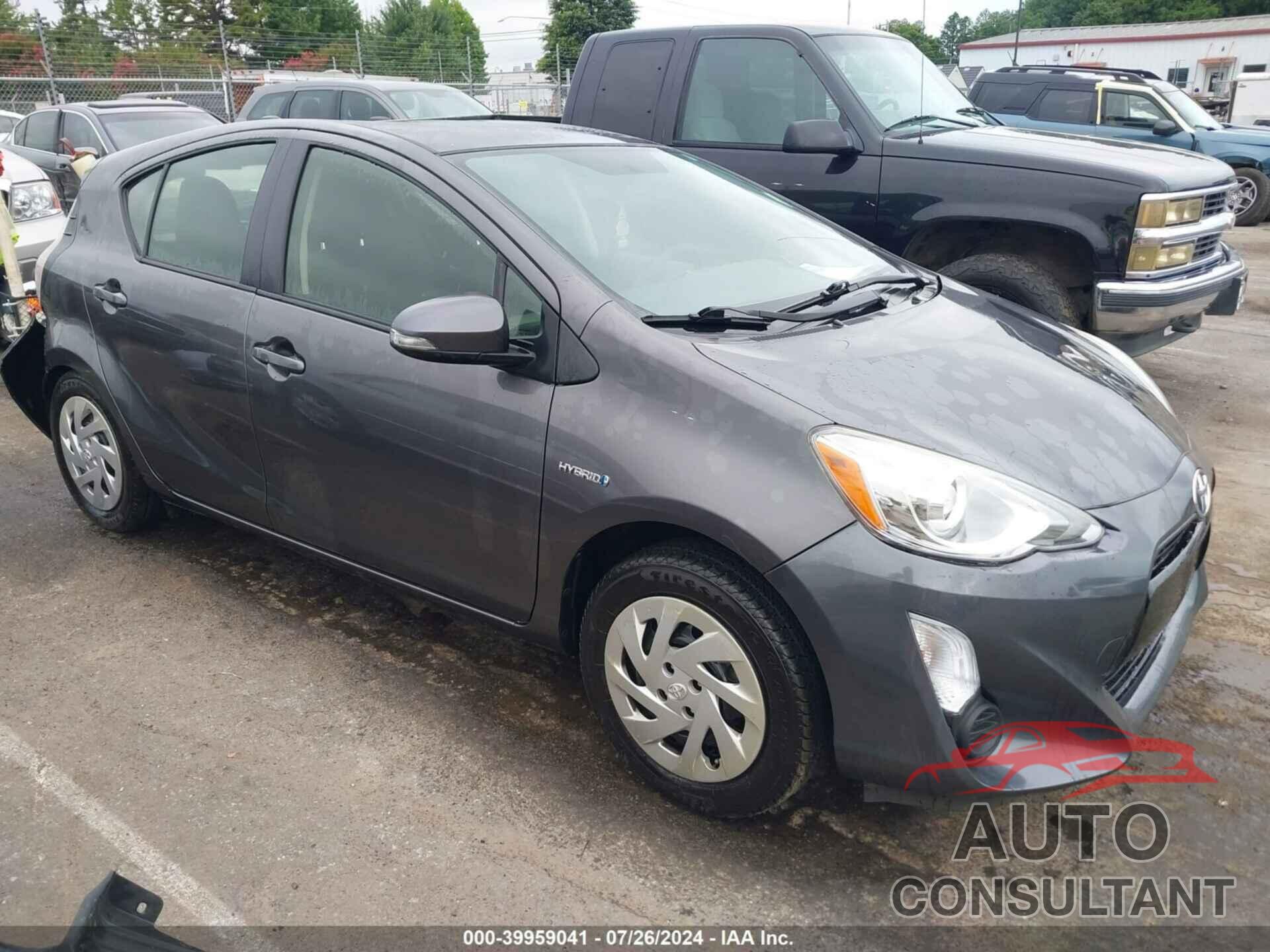 TOYOTA PRIUS C 2016 - JTDKDTB31G1133795