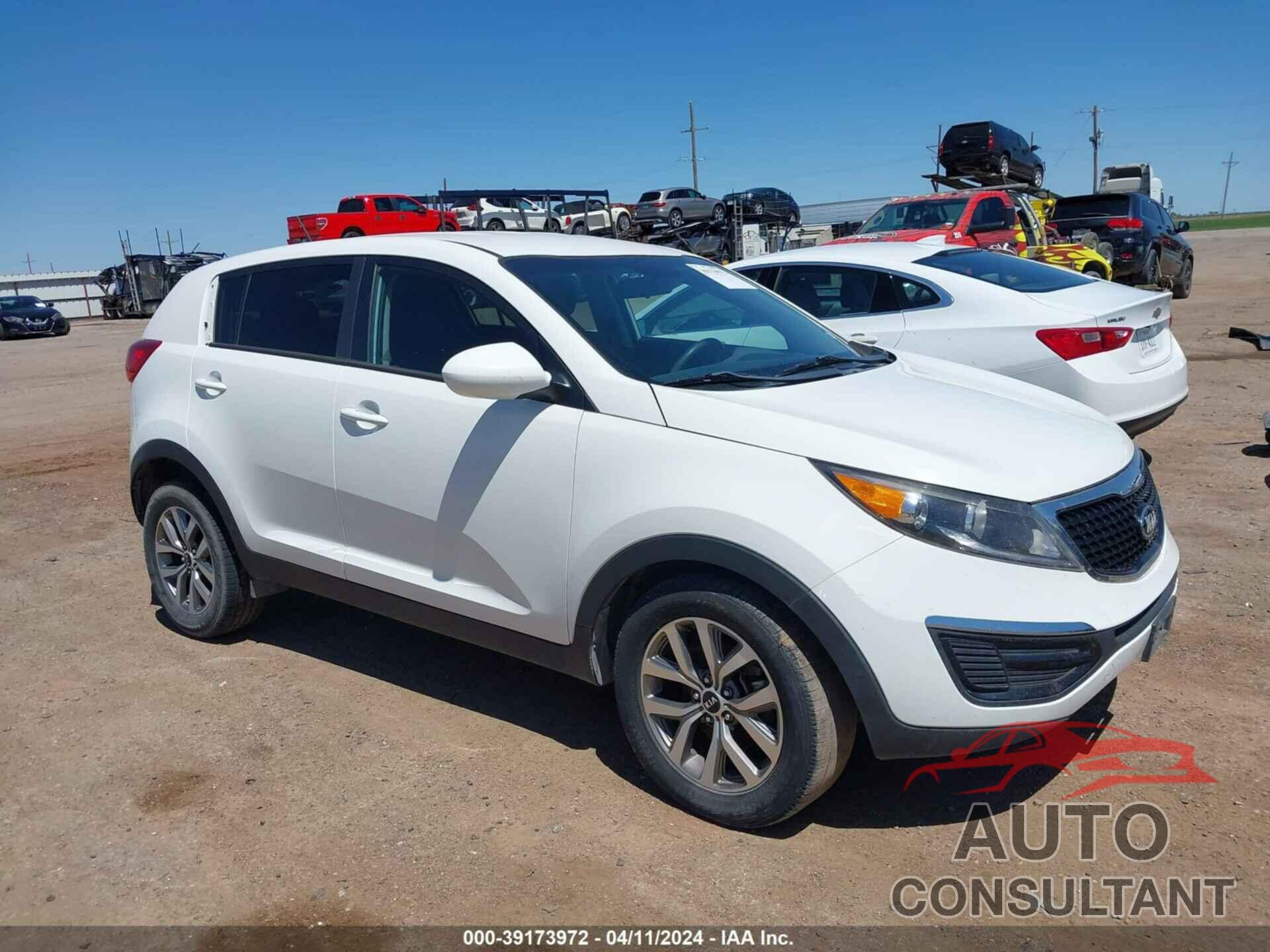 KIA SPORTAGE 2016 - KNDPB3ACXG7880631