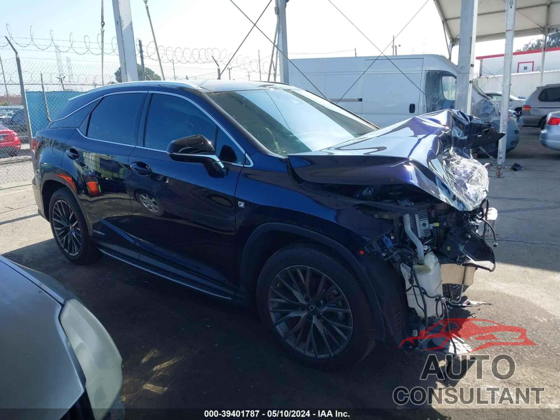 LEXUS RX 2022 - 2T2YGMDA1NC072665