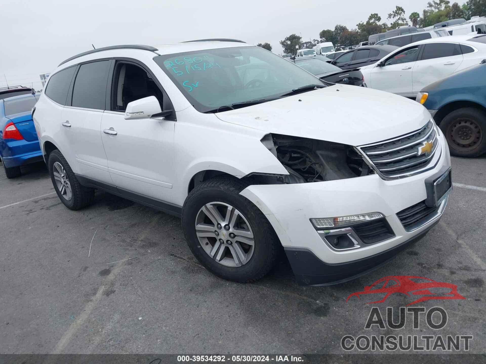 CHEVROLET TRAVERSE 2016 - 1GNKRHKD3GJ142156